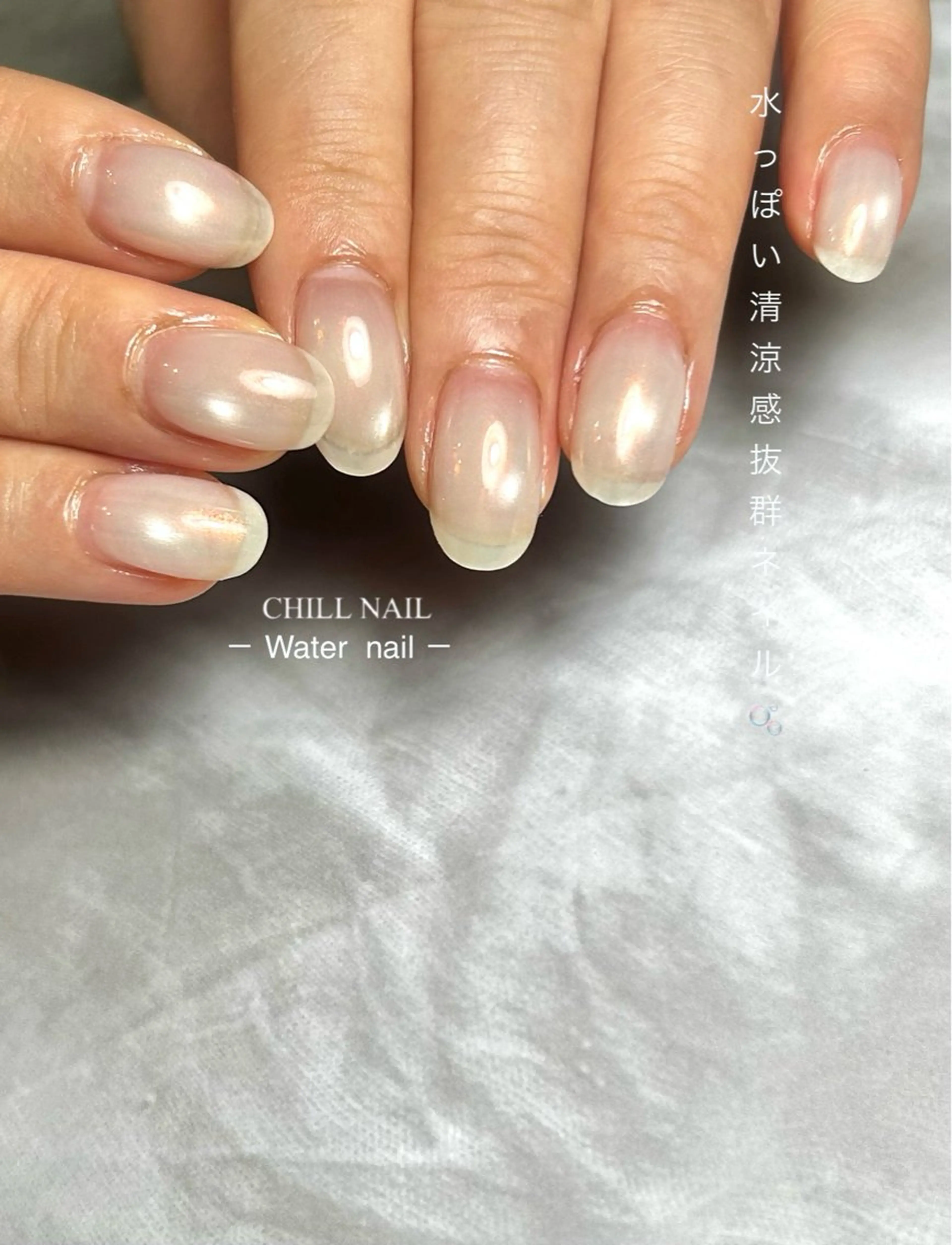 ネイル オレンジ ハンドネイル CHILL NAILのネイルデザイン