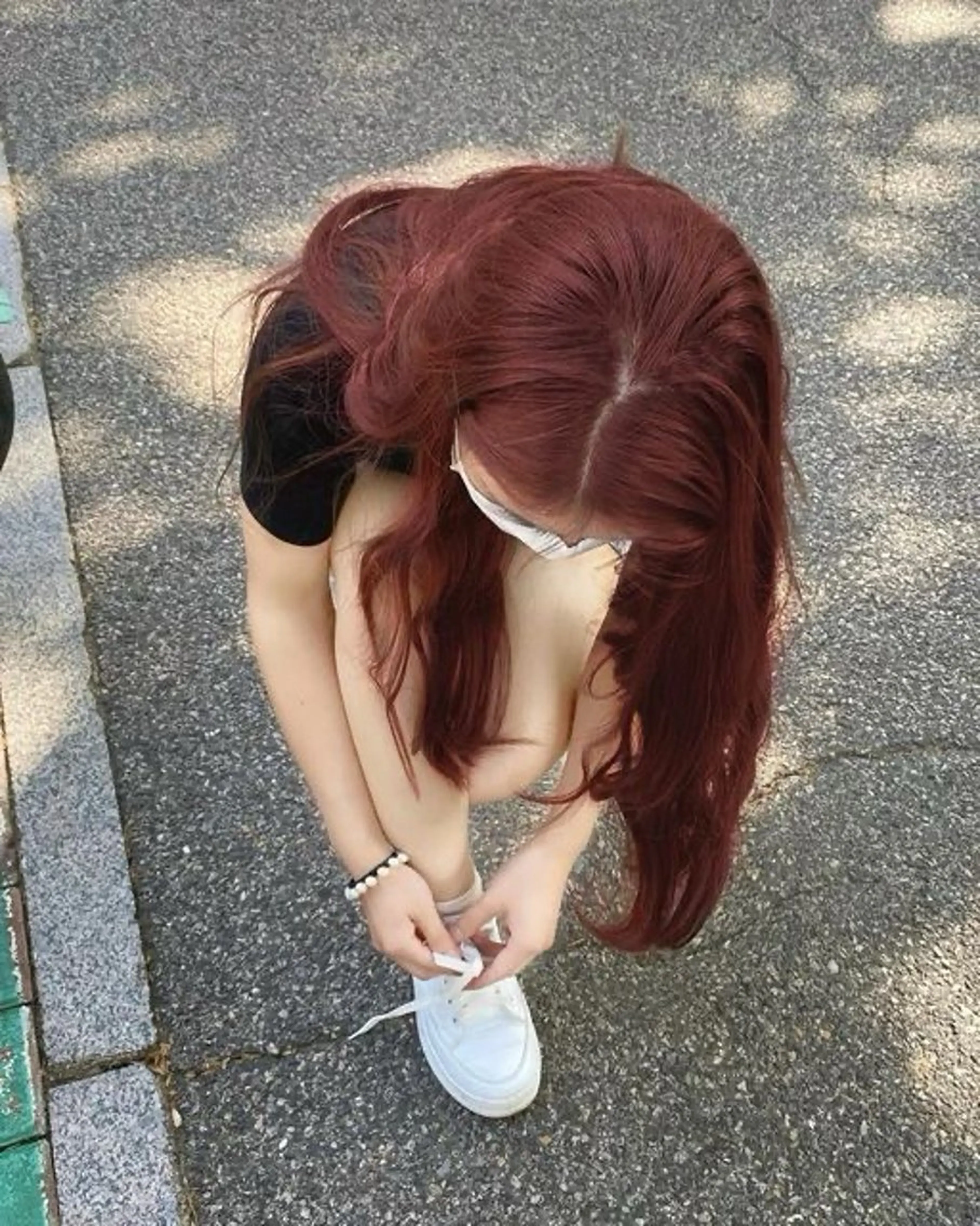 カラー ヘアカラー トリートメント ヘッドスパ ヘアセット 🇰🇷韓流暖色ヘア 🍒saaya🍒のヘアスタイル