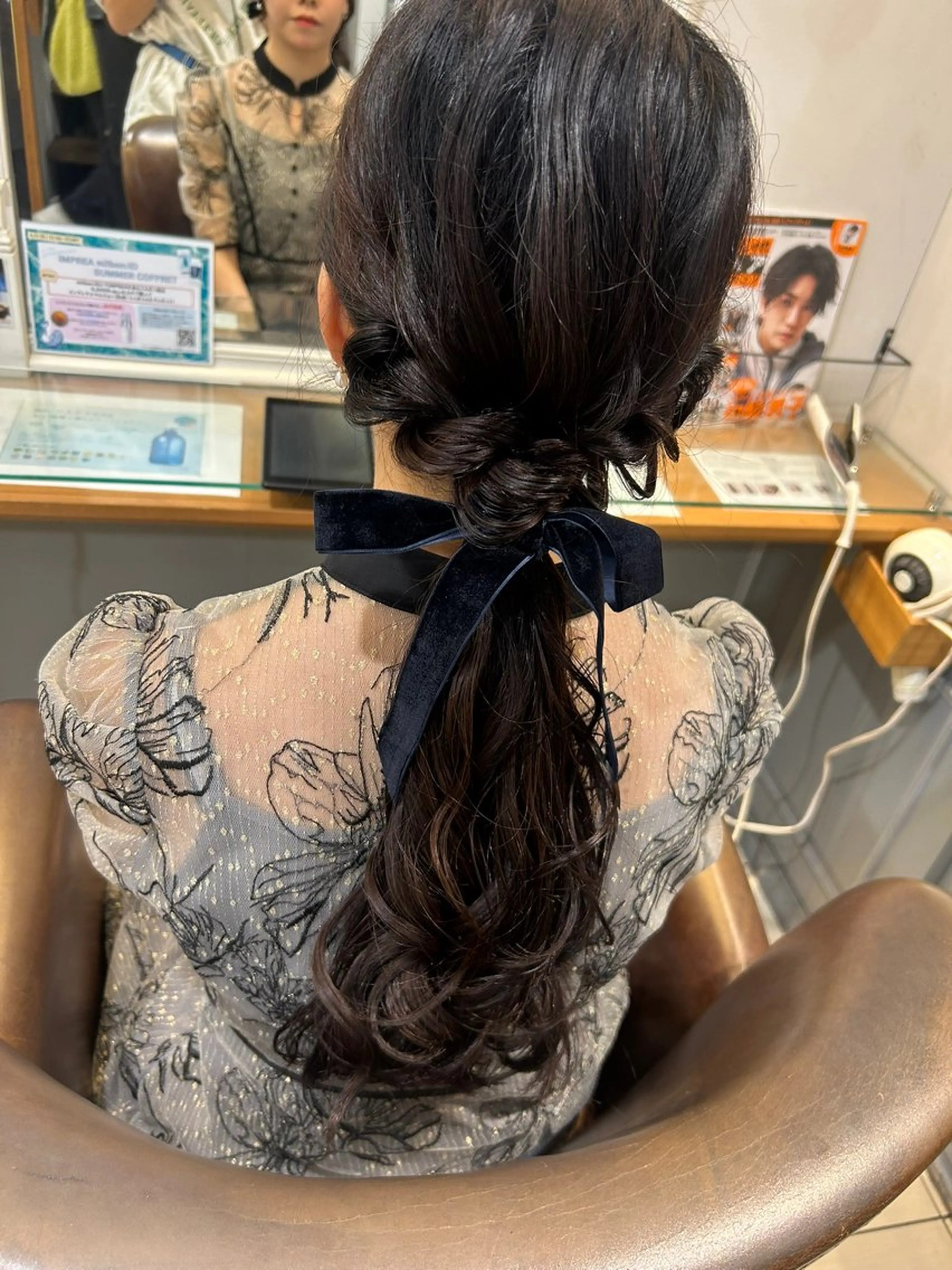 ヘアアレンジ ヘアセット 韓国ヘアー🇰🇷 MIWAのヘアスタイル