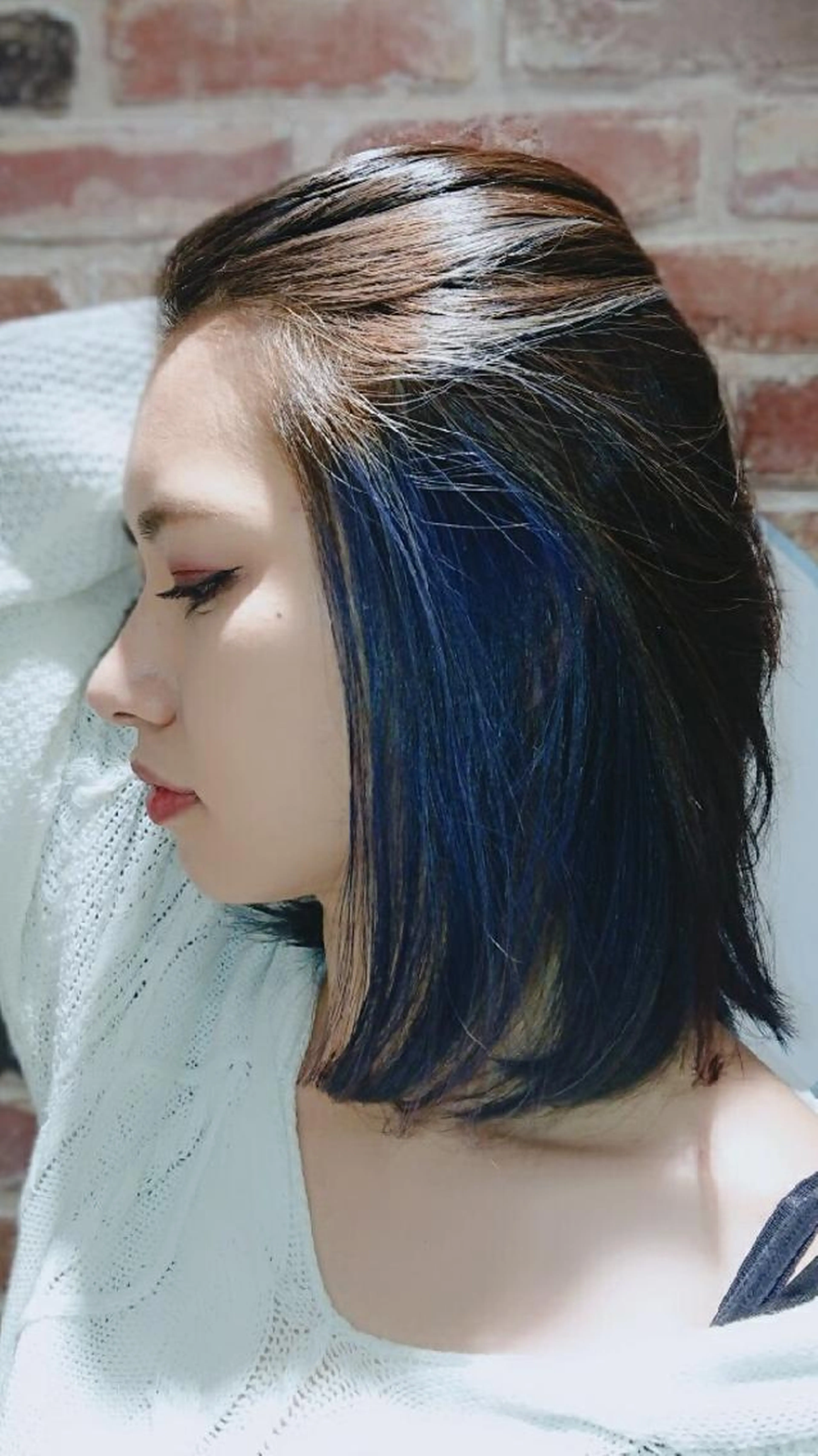 ☀️特価☀️インナー⤴️イヤリング💍ハイライト💡ポイントブリーチ&カットにカラー、1stepトリートメント付🎶の写真