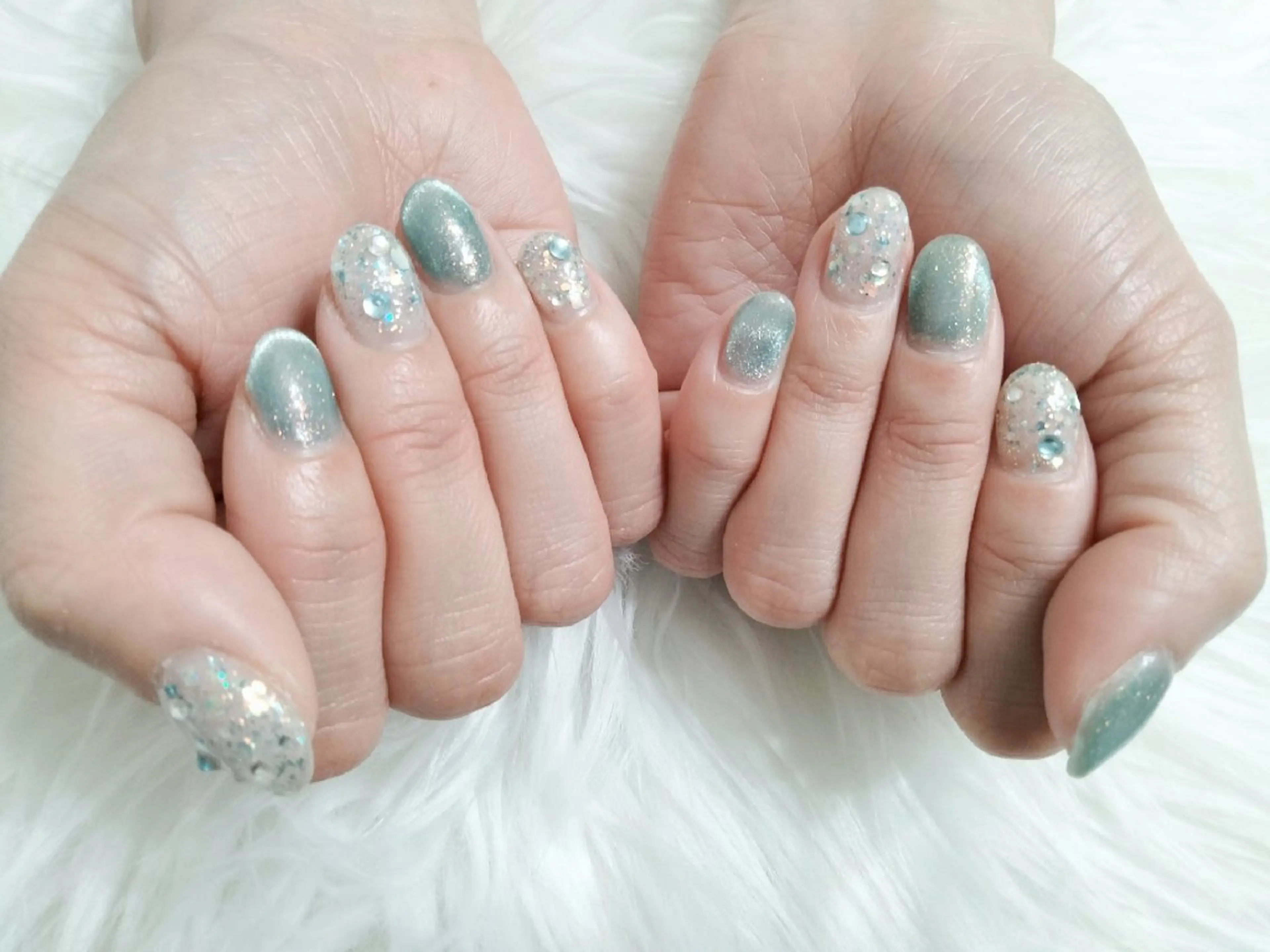 ネイル ジェルネイル パラジェル ハンドネイル Beaubie  nailサロンのネイルデザイン