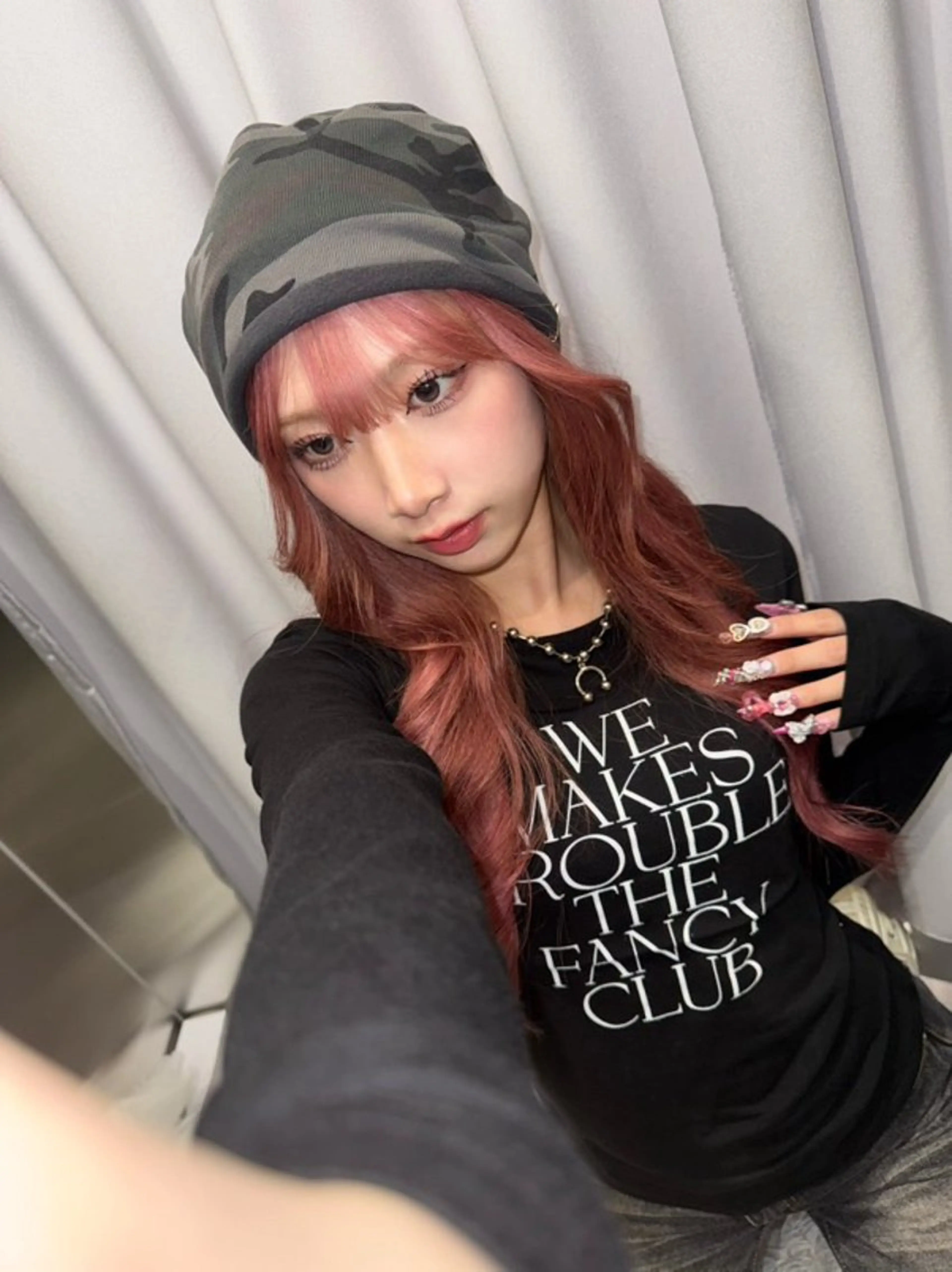 ロング カラー ベージュカラー ピンクカラー ピンクベージュ 名古屋/デザイン/ ブリーチ/松井亮磨のヘアスタイル