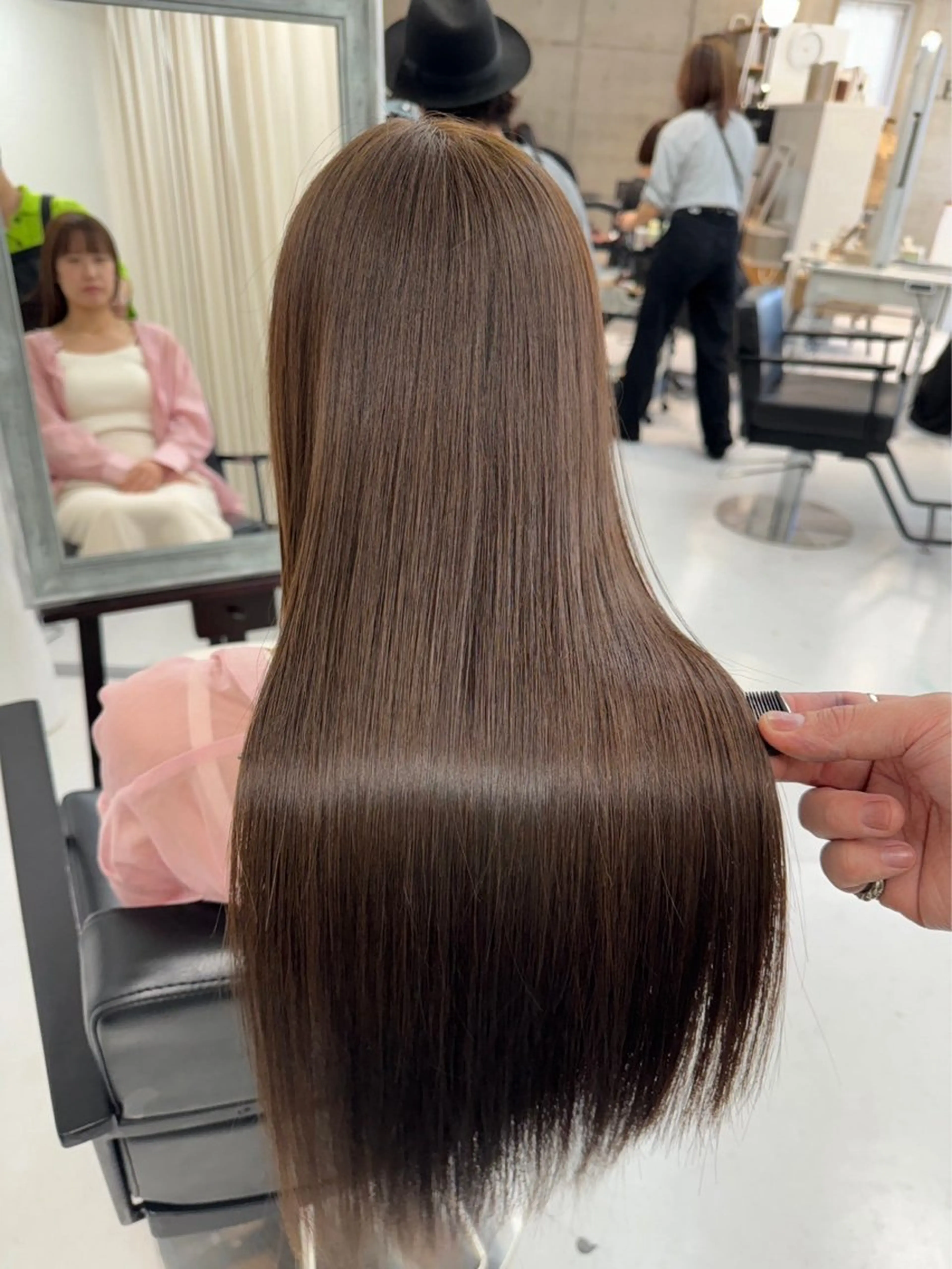 ロング 山崎結菜 髪質改善💎のヘアスタイル