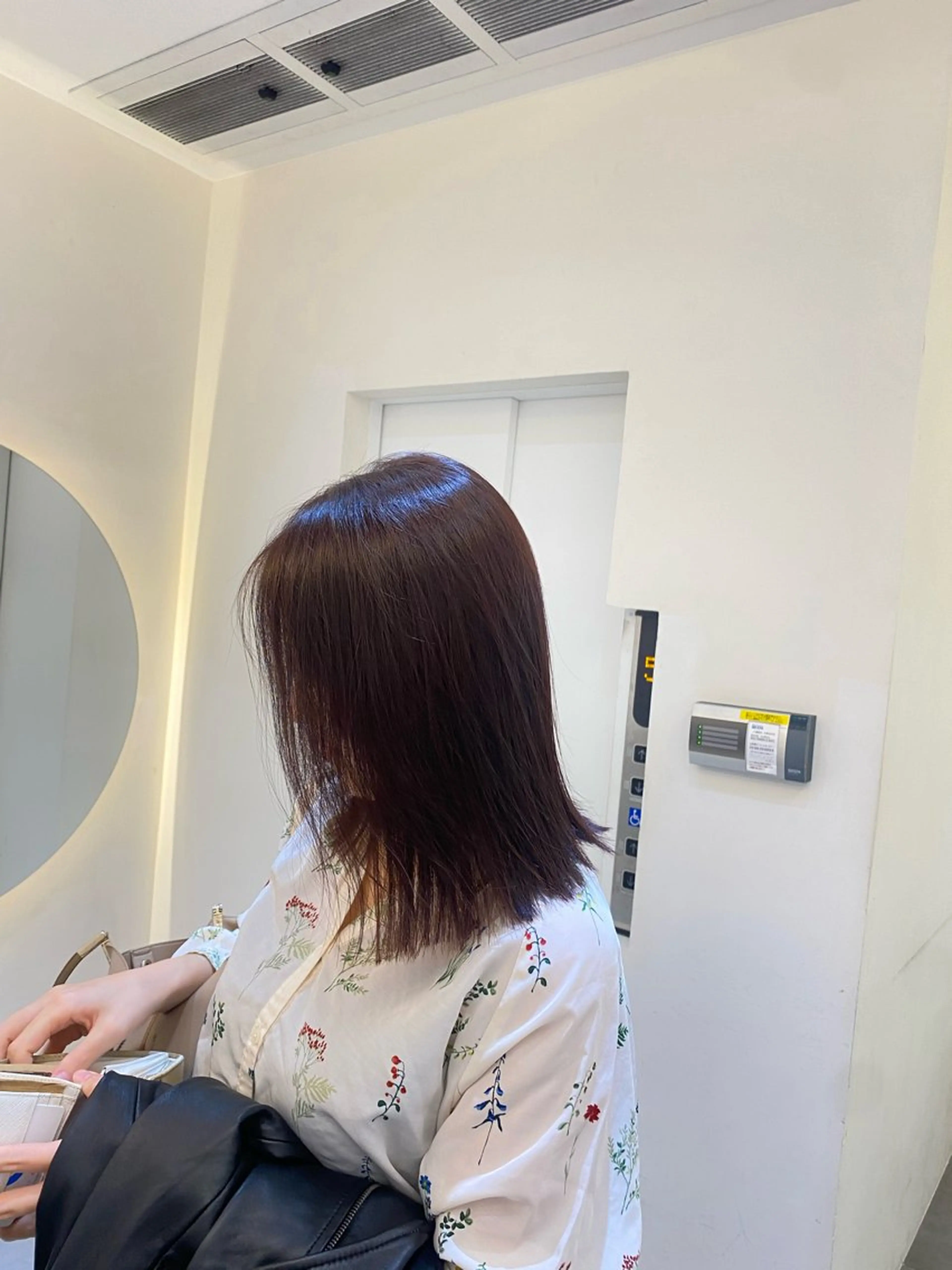 ミディアム カラー カット ヘアカラー nok所属・レイヤー/ベージュ/ どますず🌺のヘアスタイル