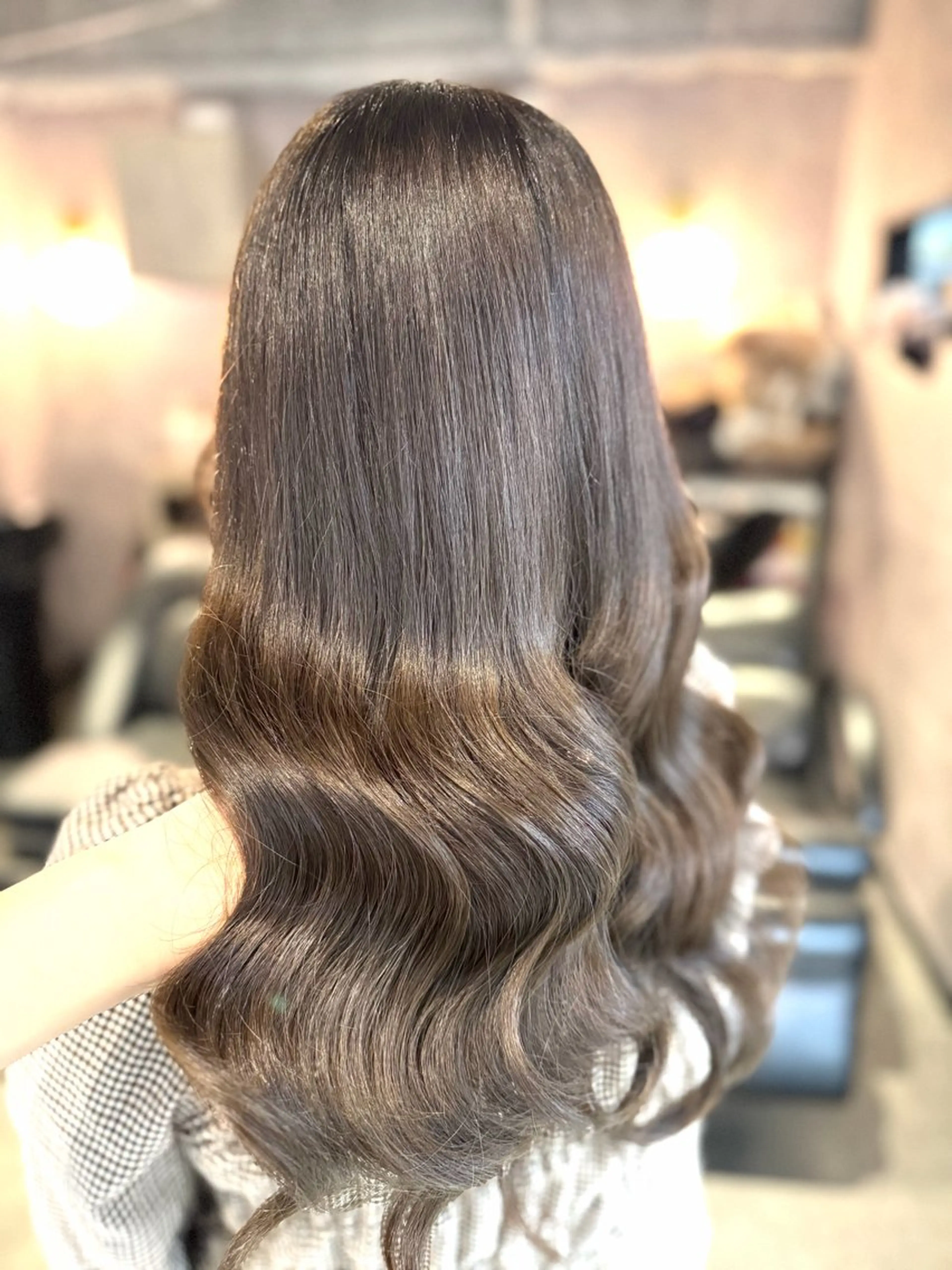 ロング カラー ヘアカラー トリートメント 🩶鈴木茉奈🩶艶髪 /透明感/暖色カラーのヘアスタイル