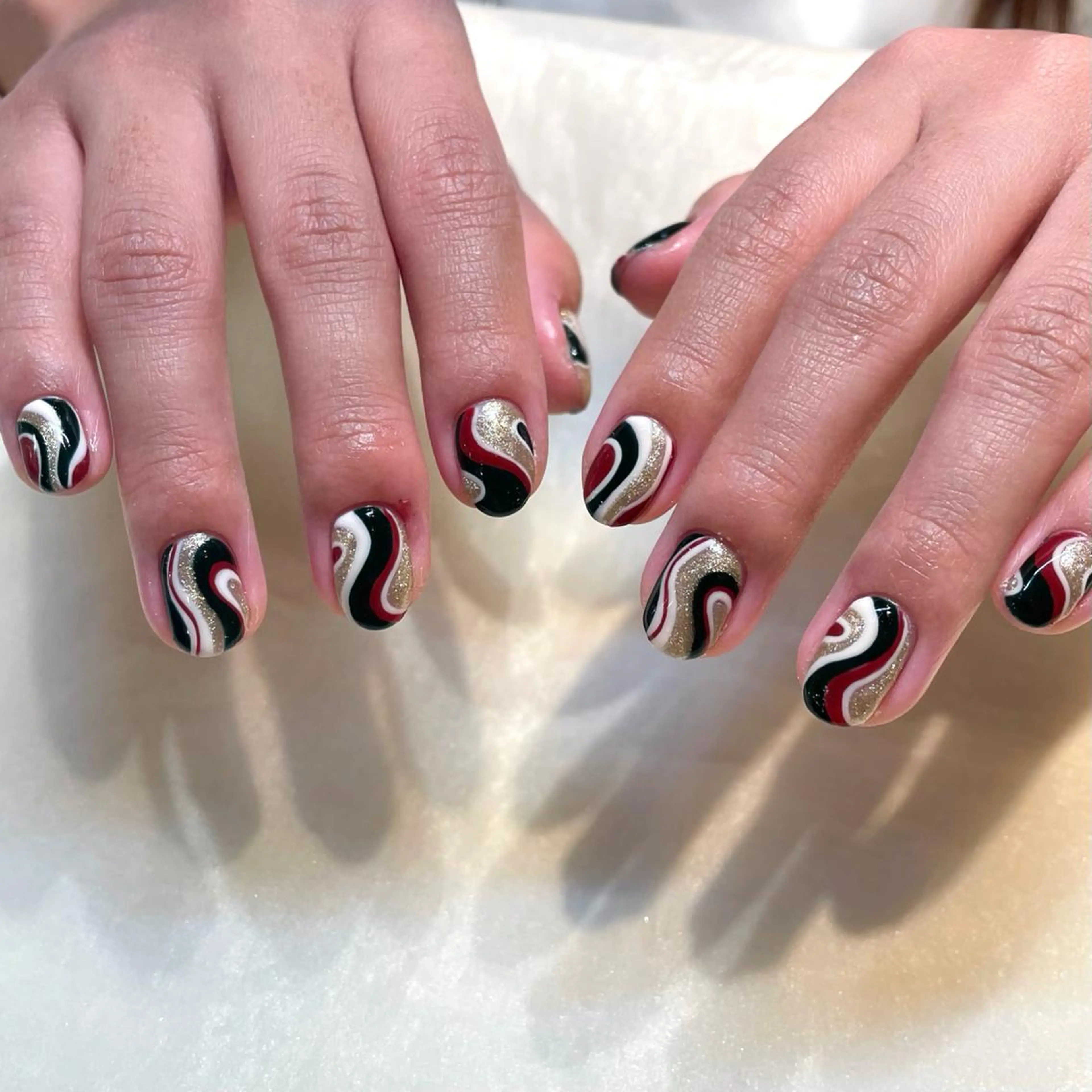 ネイル ハンドネイル 新井 ひなののネイルデザイン