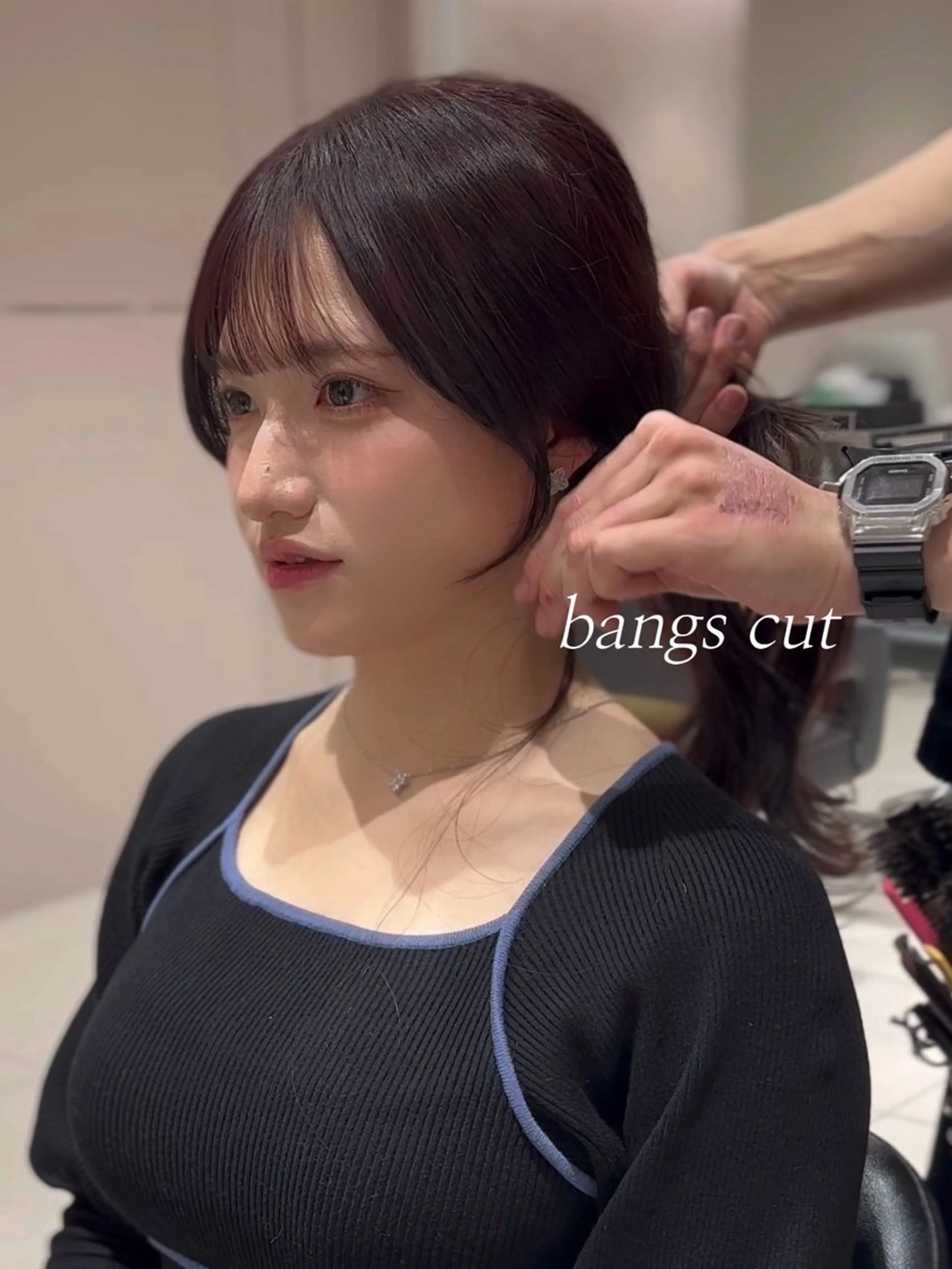 ロング カラー 似合わせカット カット ヘアカラー トリートメント レイヤー/顔周り /透明感🩶高橋大のヘアスタイル