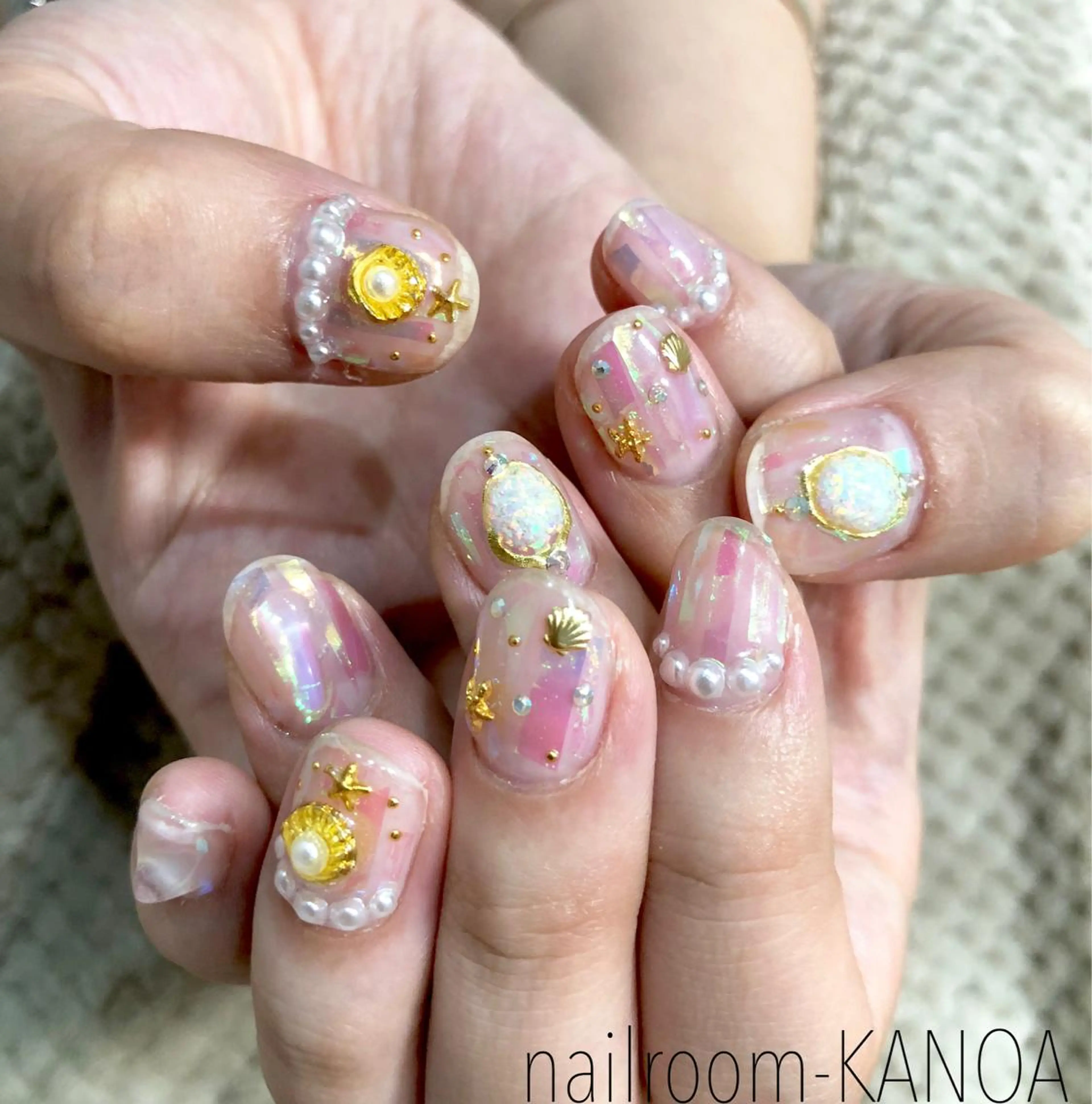 ショート ネイル ハンドネイル nailroom- KANOAのネイルデザイン