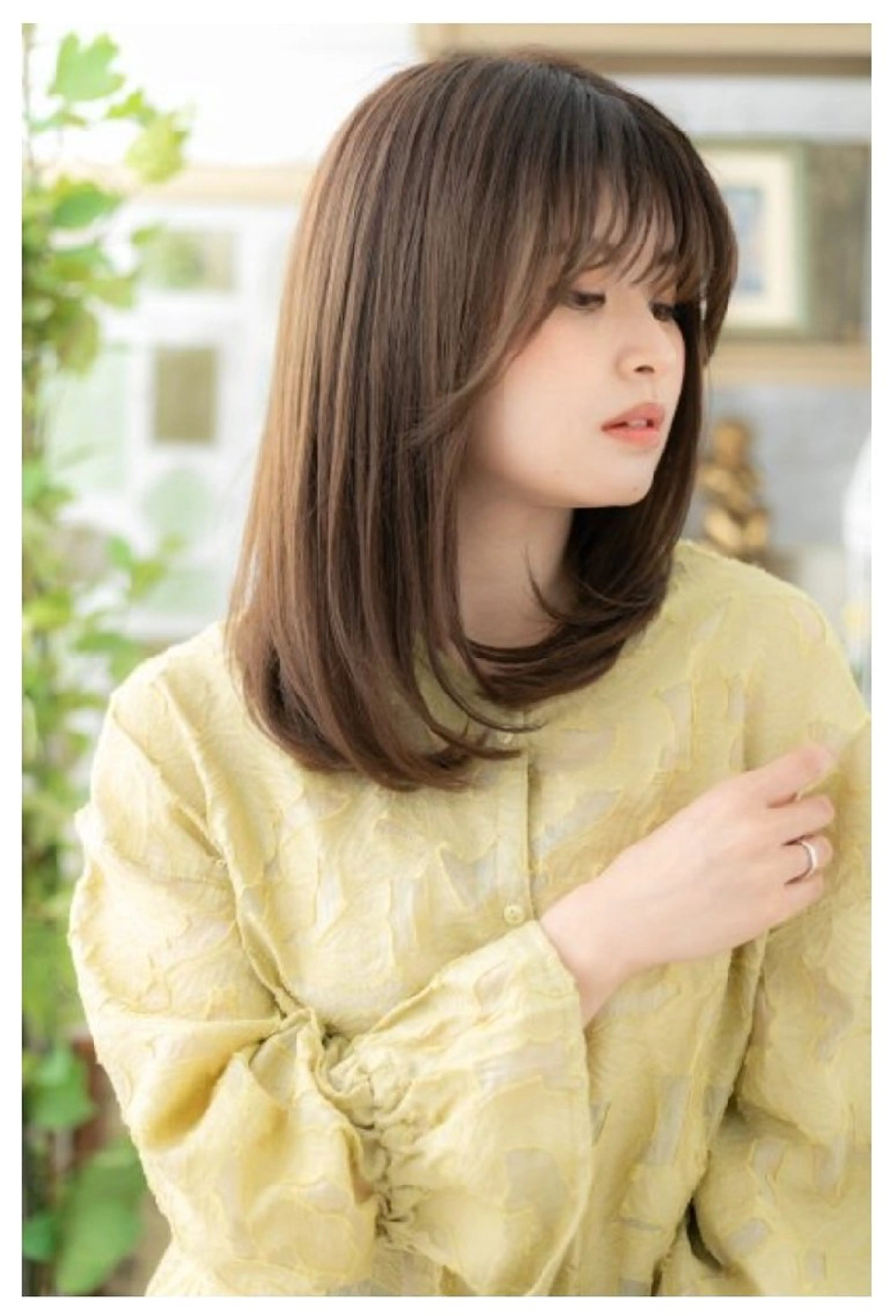 セミロング 中野 雄介のヘアスタイル