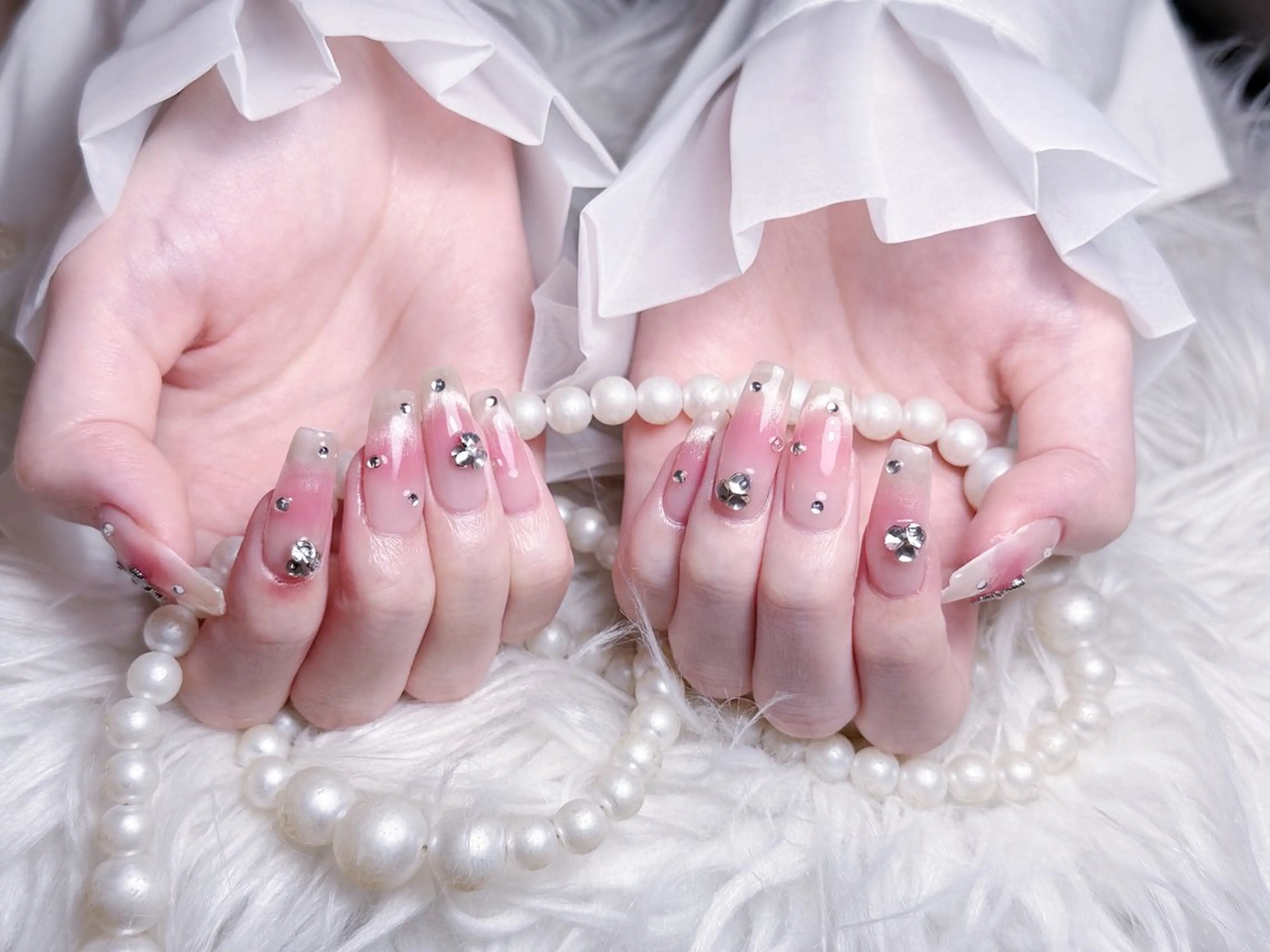 ネイル ☁️Minmin Tsuki💙🩵のネイルデザイン