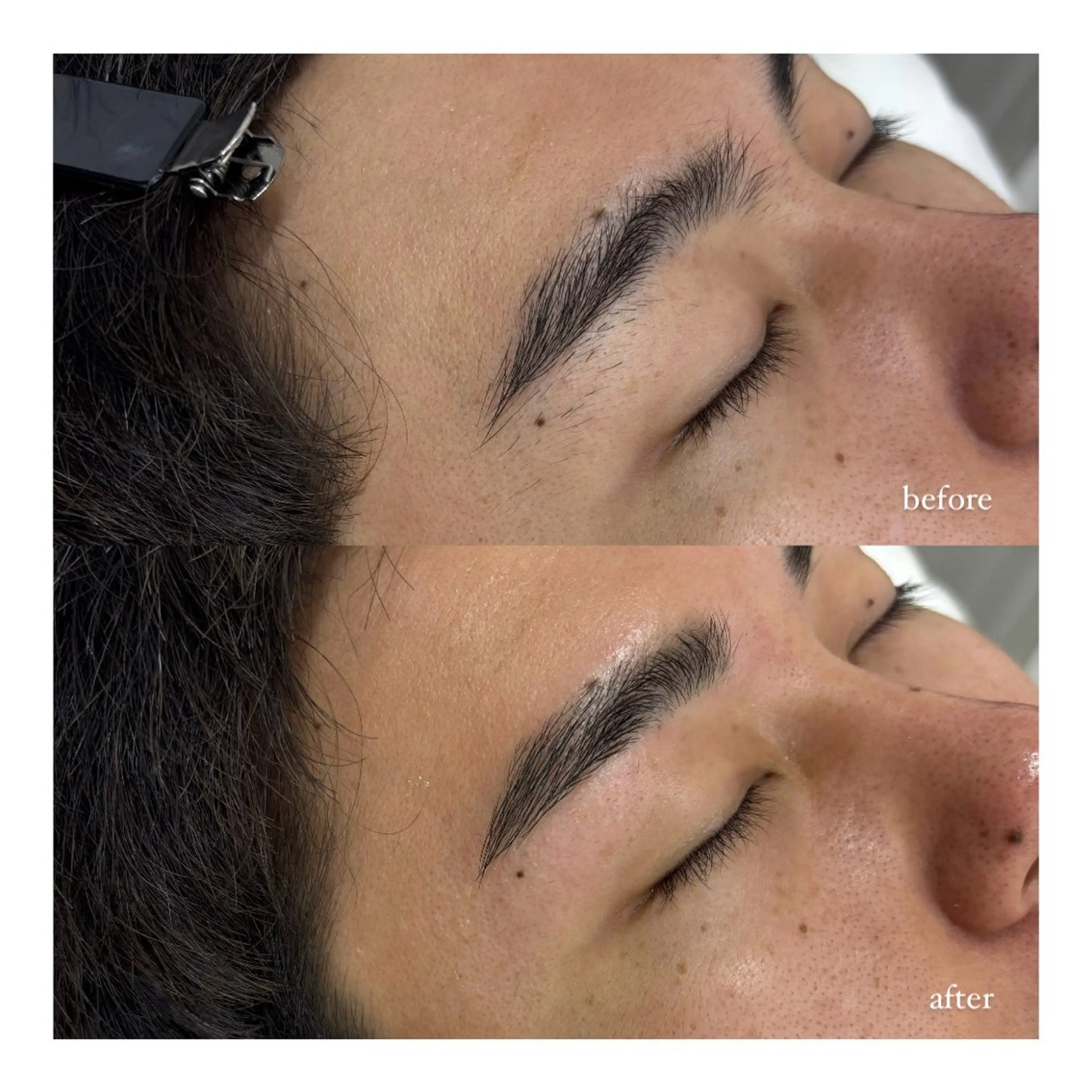 メンズ アイブロウ メンズアイブロウ jiem5 𝐦𝐚𝐧𝐚🎀のマツエク・マツパデザイン