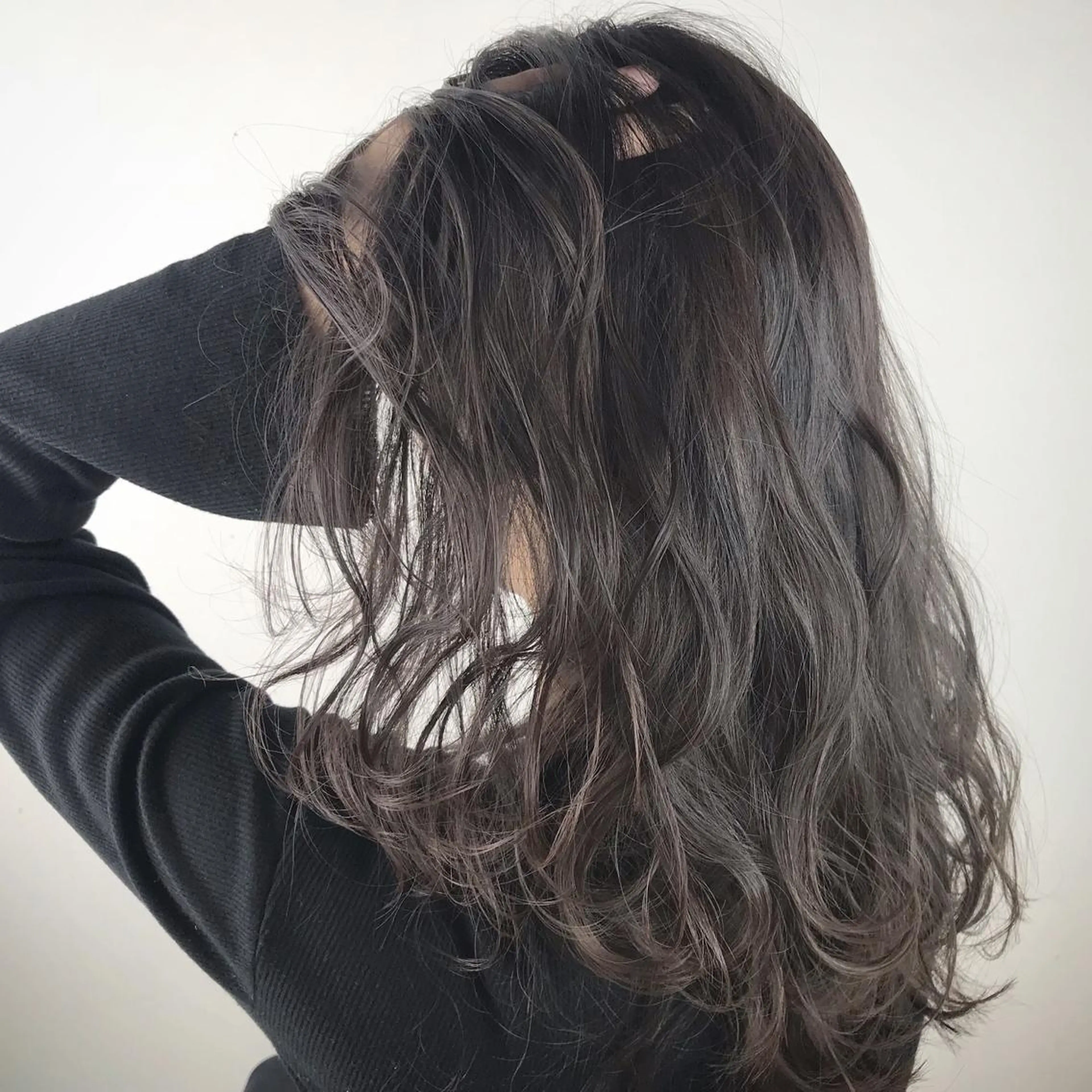 ミディアム MORISAKI ✂︎縮毛矯正のヘアスタイル