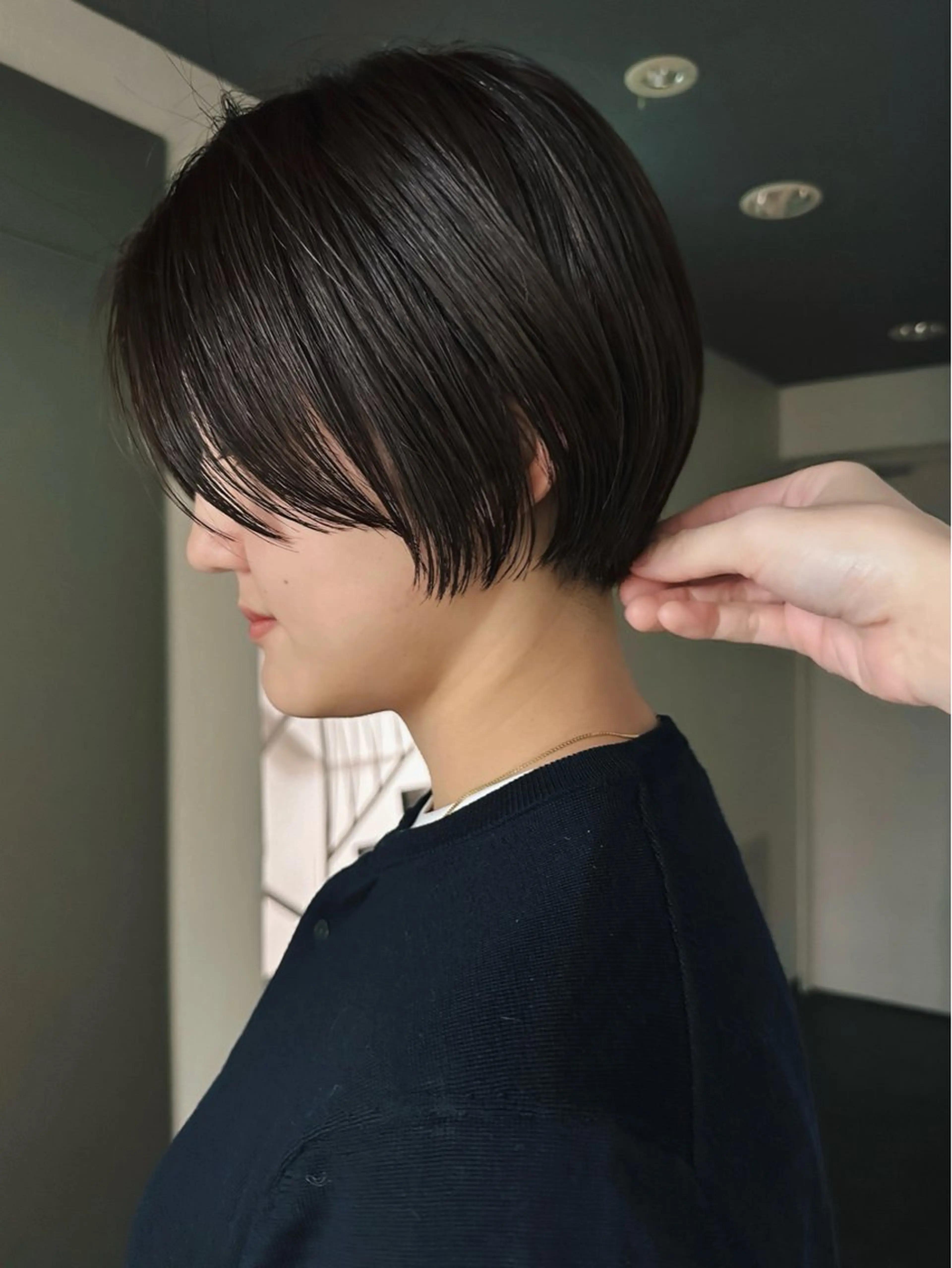 ショート カット トリートメント ボブ/レイヤー/ケア パーマ/リュウタのヘアスタイル