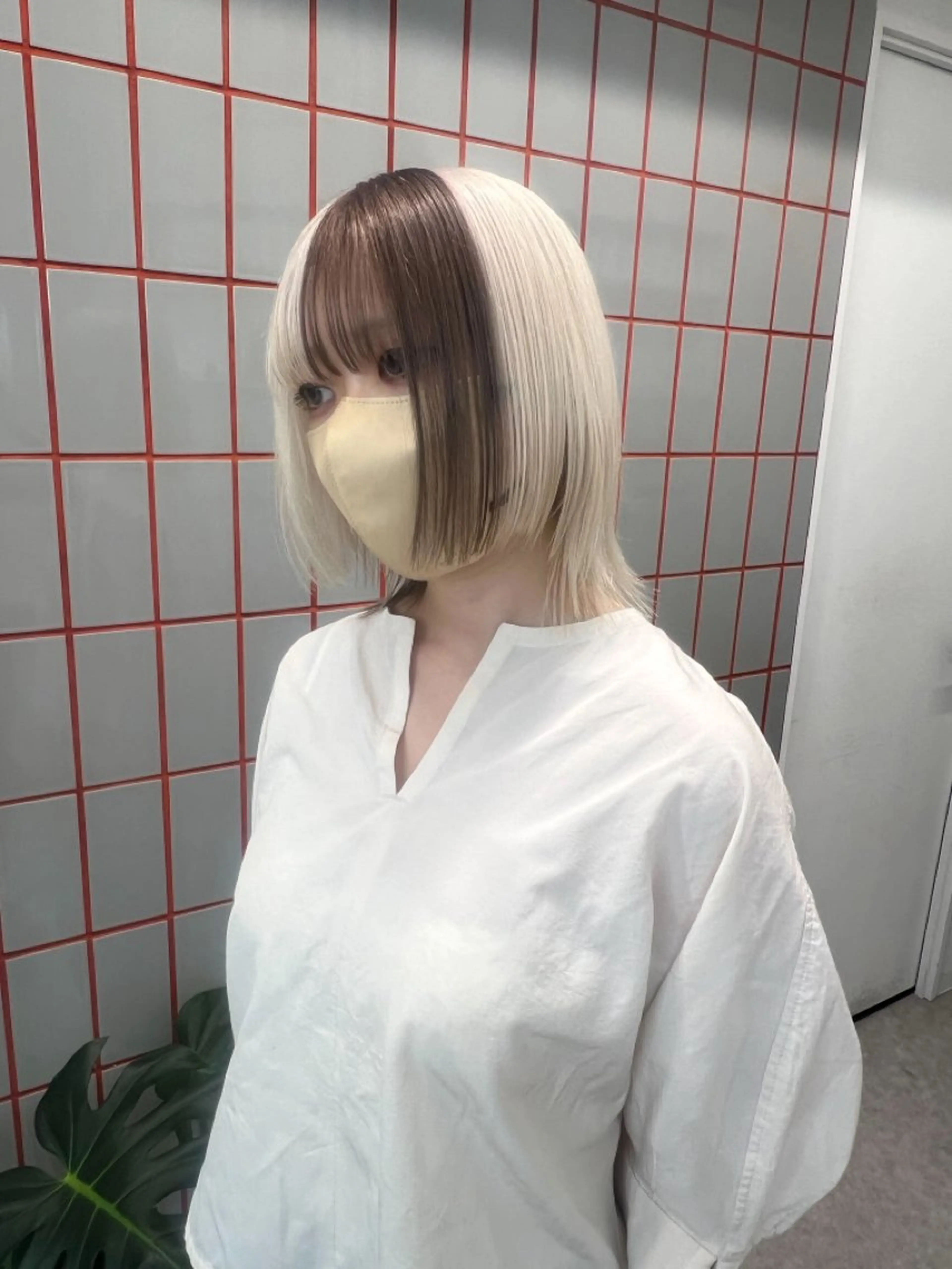 カラー 🐬透明感カラー/ ハイトーン/ユウ🐬のヘアスタイル