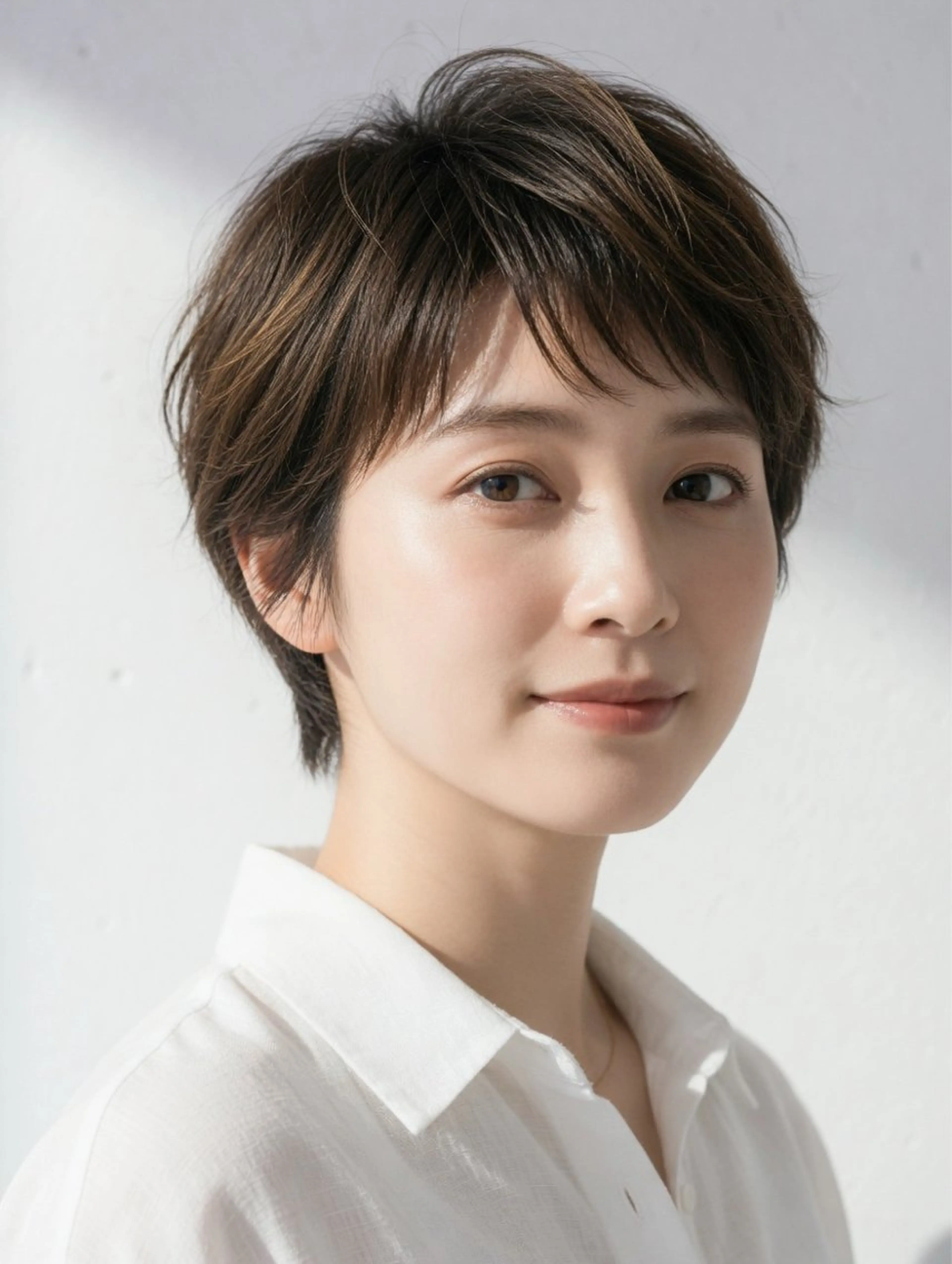 ショート ショートヘア ヘアカラー 石沢 知康のヘアスタイル