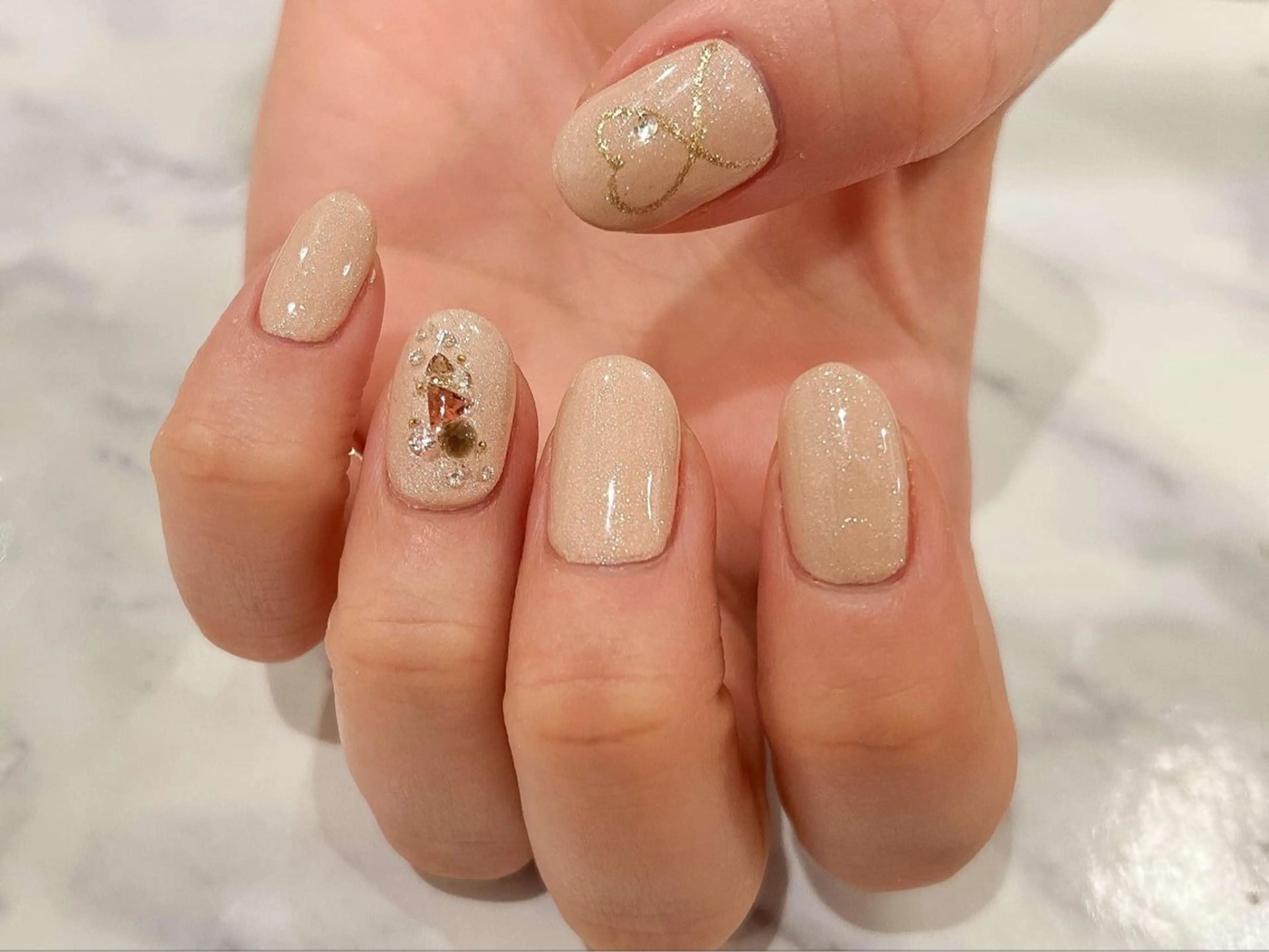 ネイル アートネイル シンプルネイル 春ネイル f'bloom L’ecrinのネイルデザイン