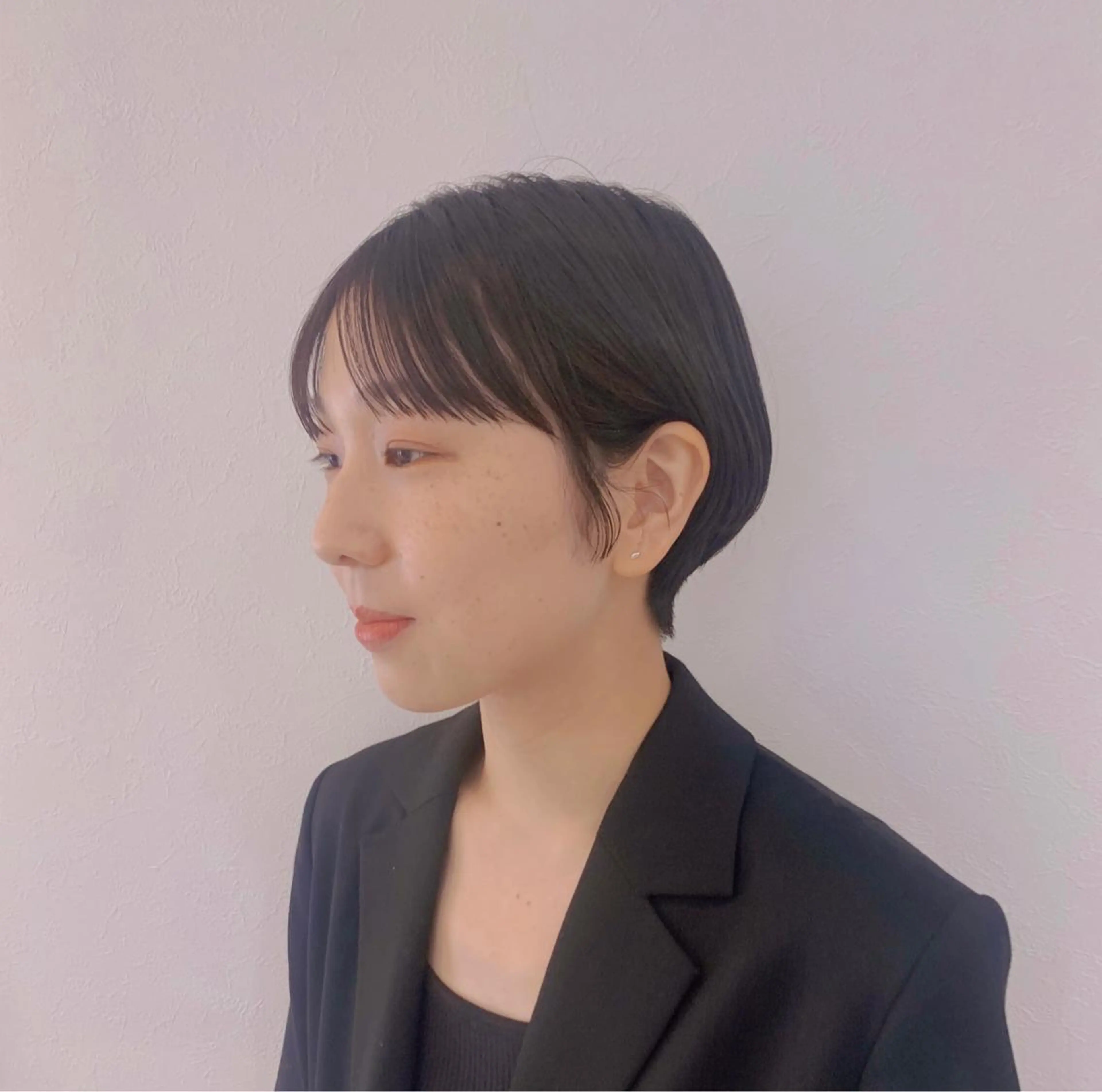 ショート ボブ ショートヘア 竹村 恵功代のヘアスタイル