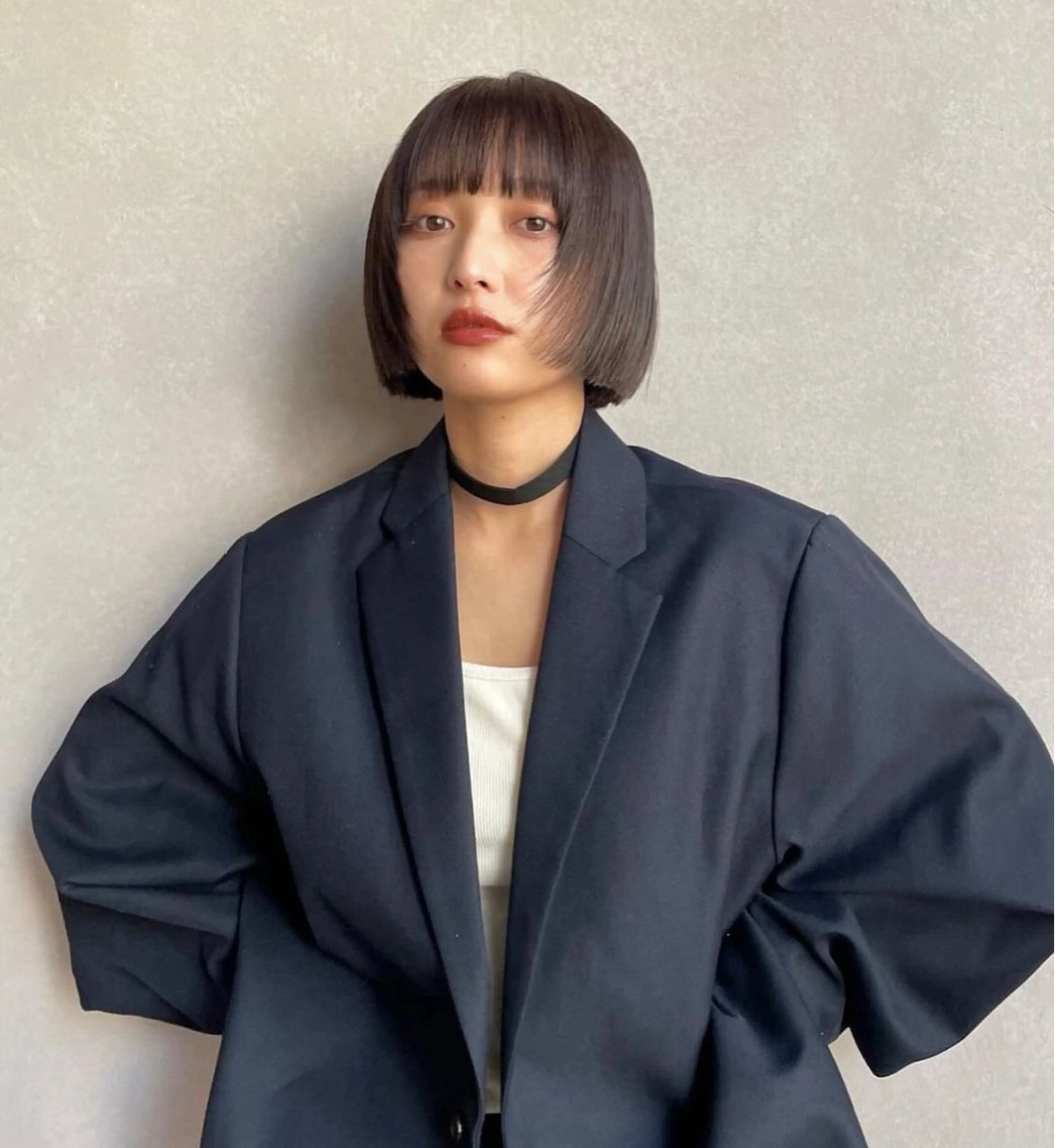 ショート カラー ヘアアレンジ 髪質改善 縮毛矯正 トリートメント 脇野 茉優のヘアスタイル