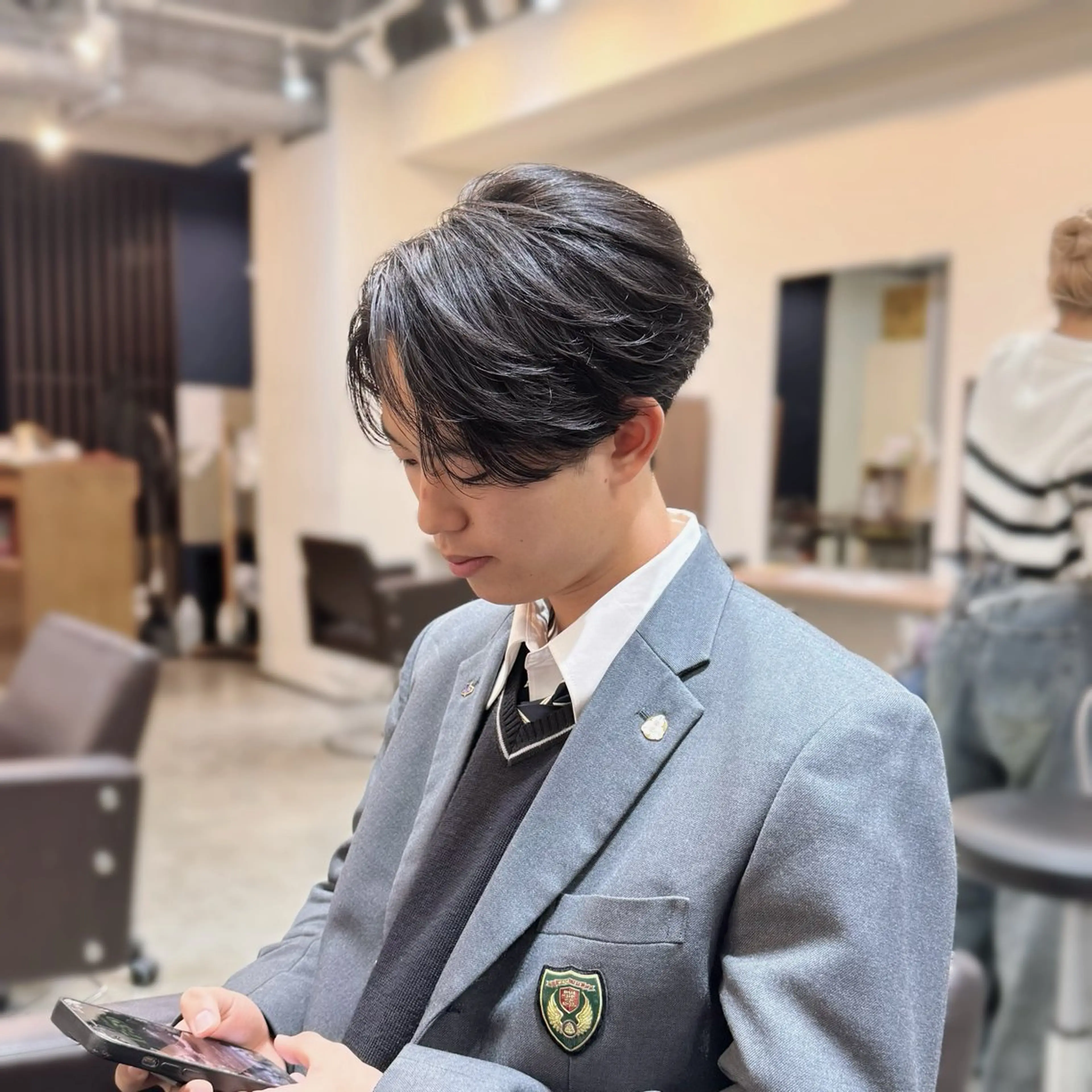 ショート カラー メンズ カット ヘアカラー トリートメント 💈メンズカット💈 No.1💈坂元のヘアスタイル