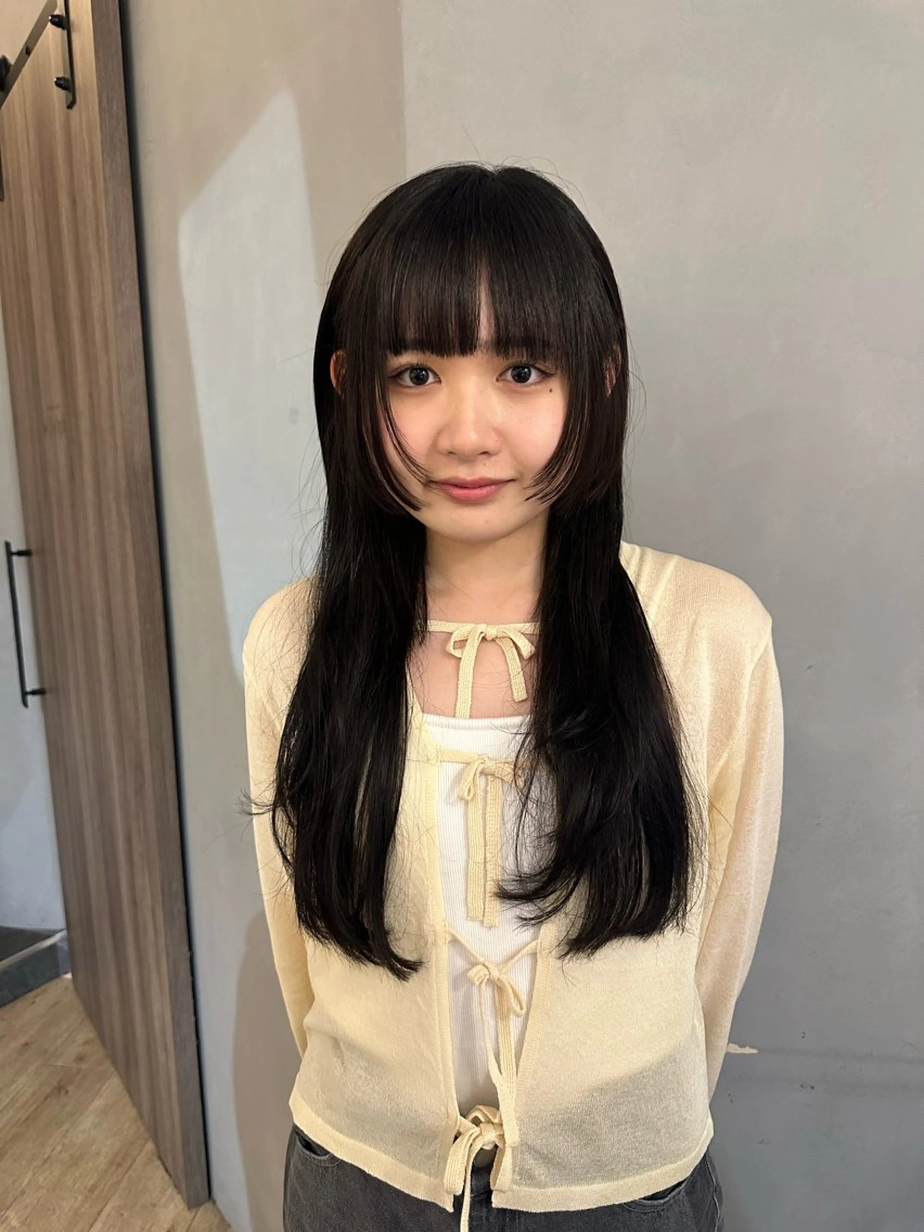 ロング カラー カット ヘアカラー エクステ 美髪・シールエクステ ホソタニリョウコのヘアスタイル