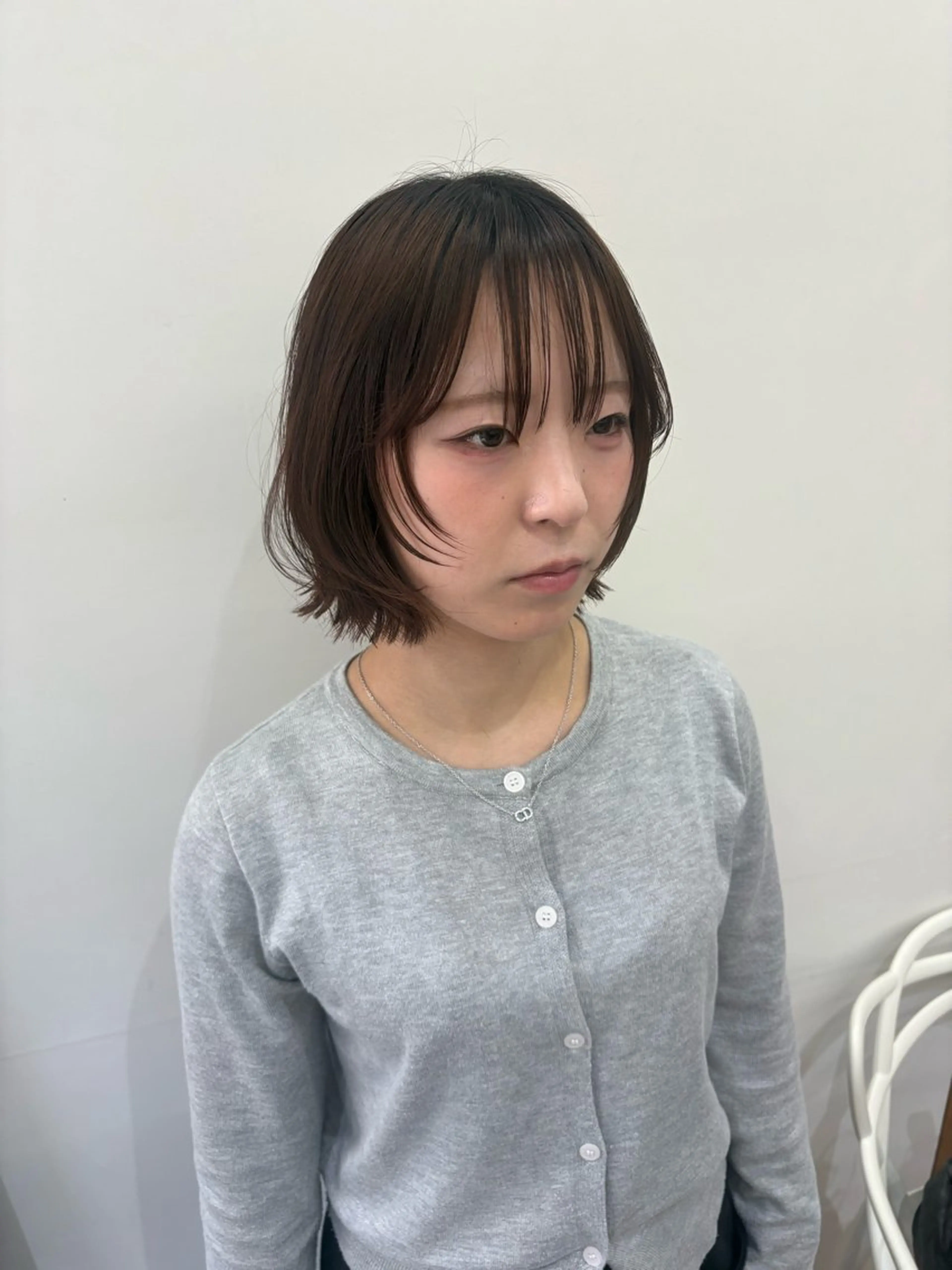 ショート カラー ボブレイヤー ボブ レイヤーカット momo / カラー、カットモデルのヘアスタイル