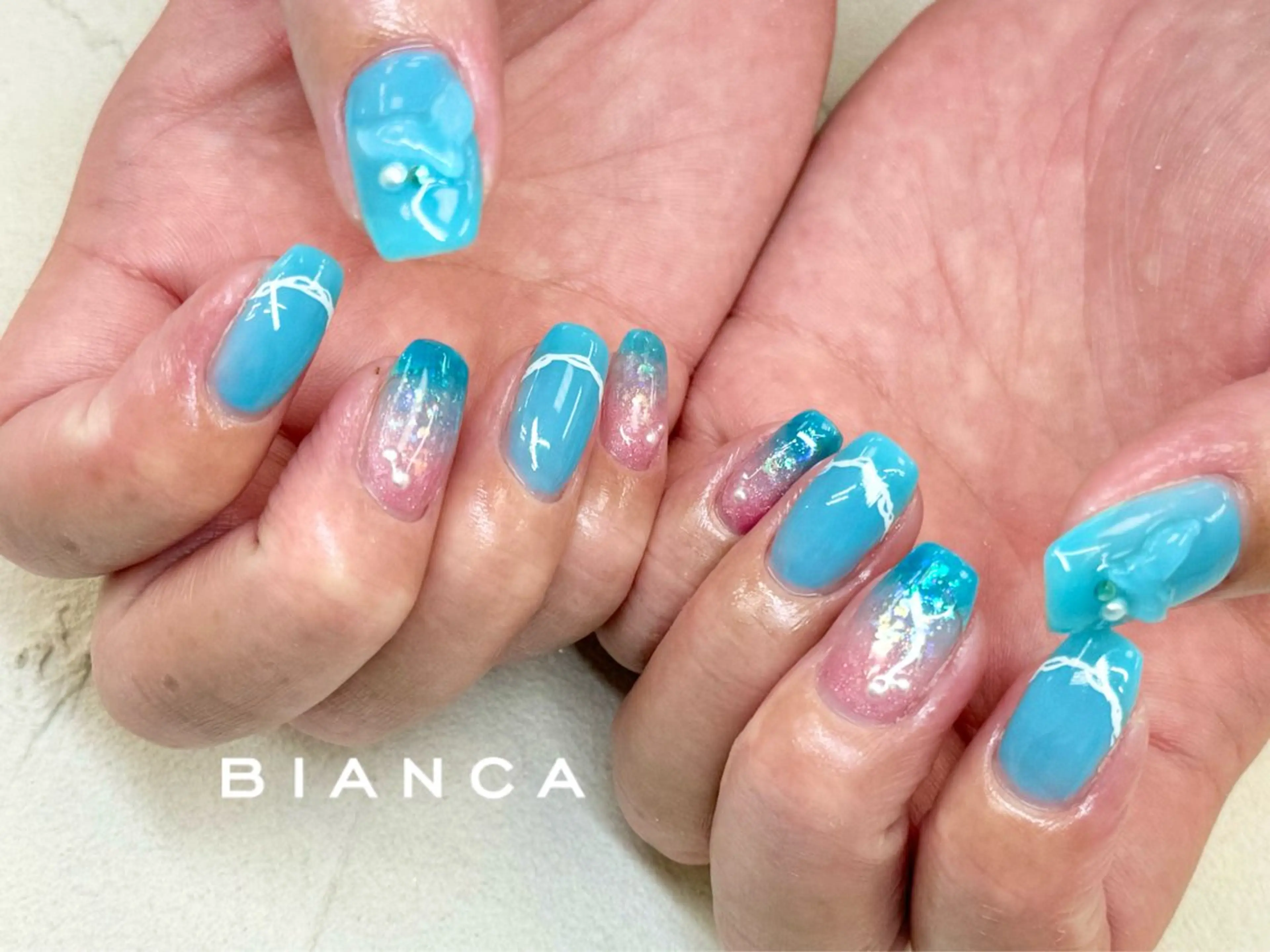 ネイル ハンドネイル Silk by Bianca＊森澤のネイルデザイン