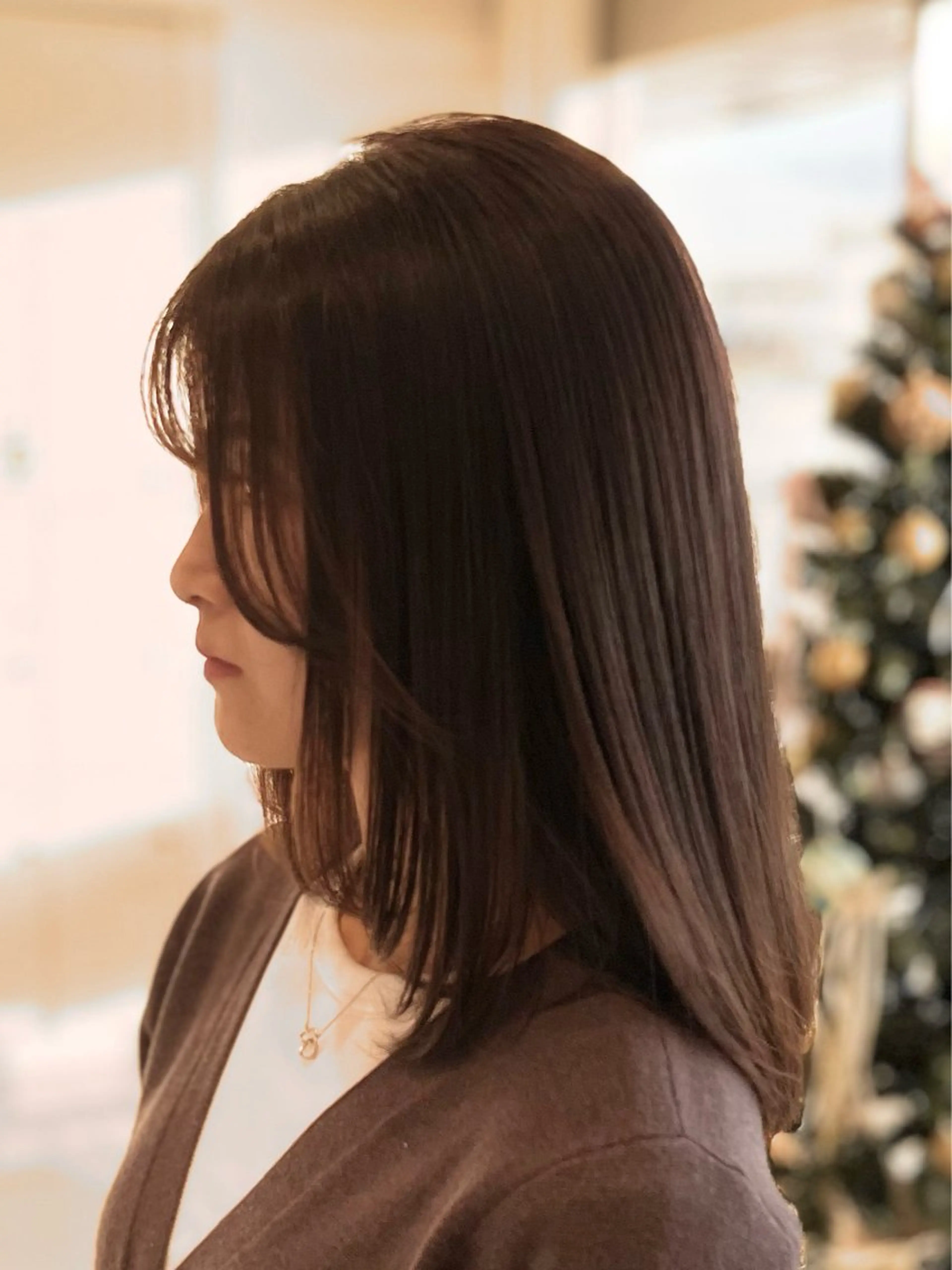 セミロング カット ヘアカラー 金子 直樹のヘアスタイル