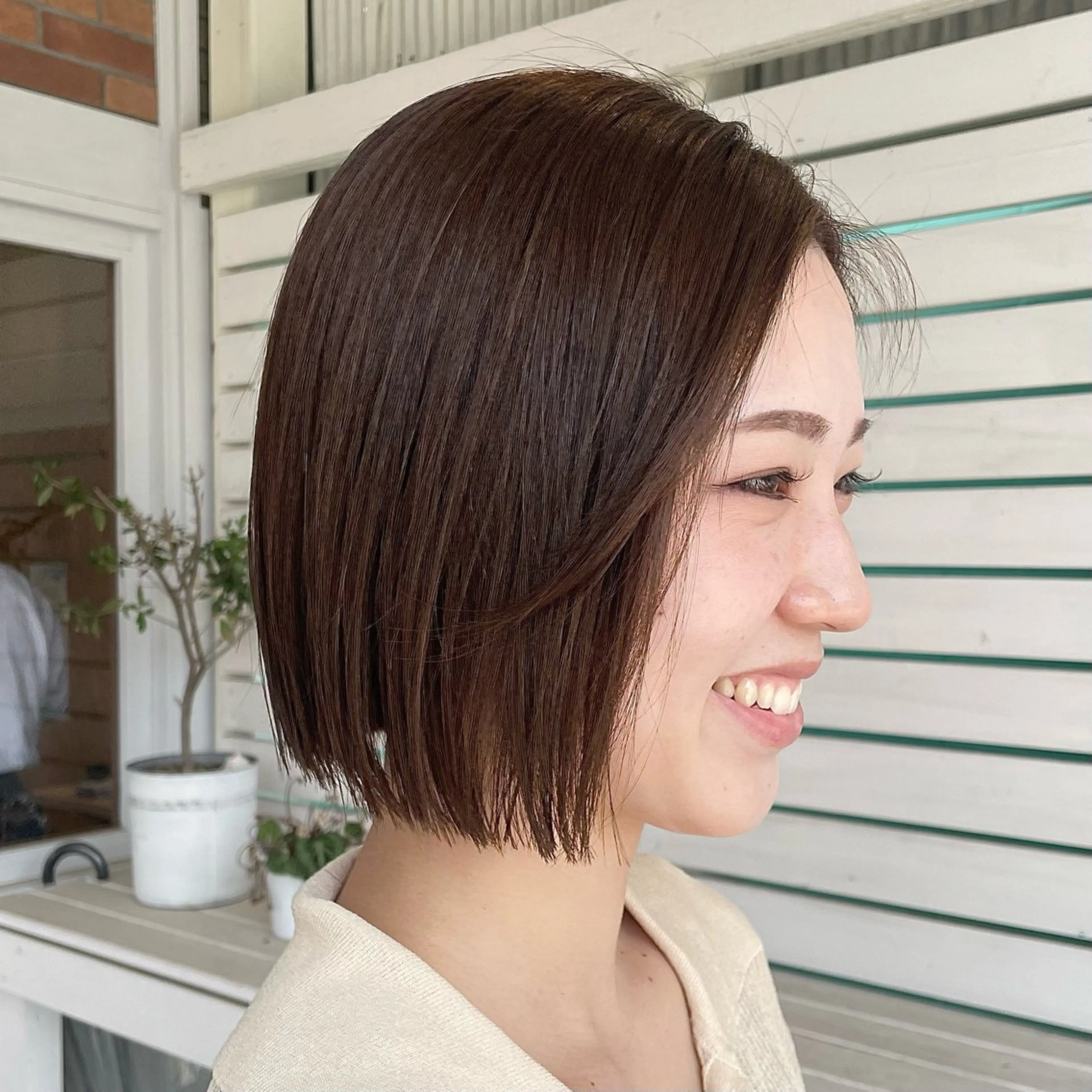 ショート ボブ こいけ みきののヘアスタイル