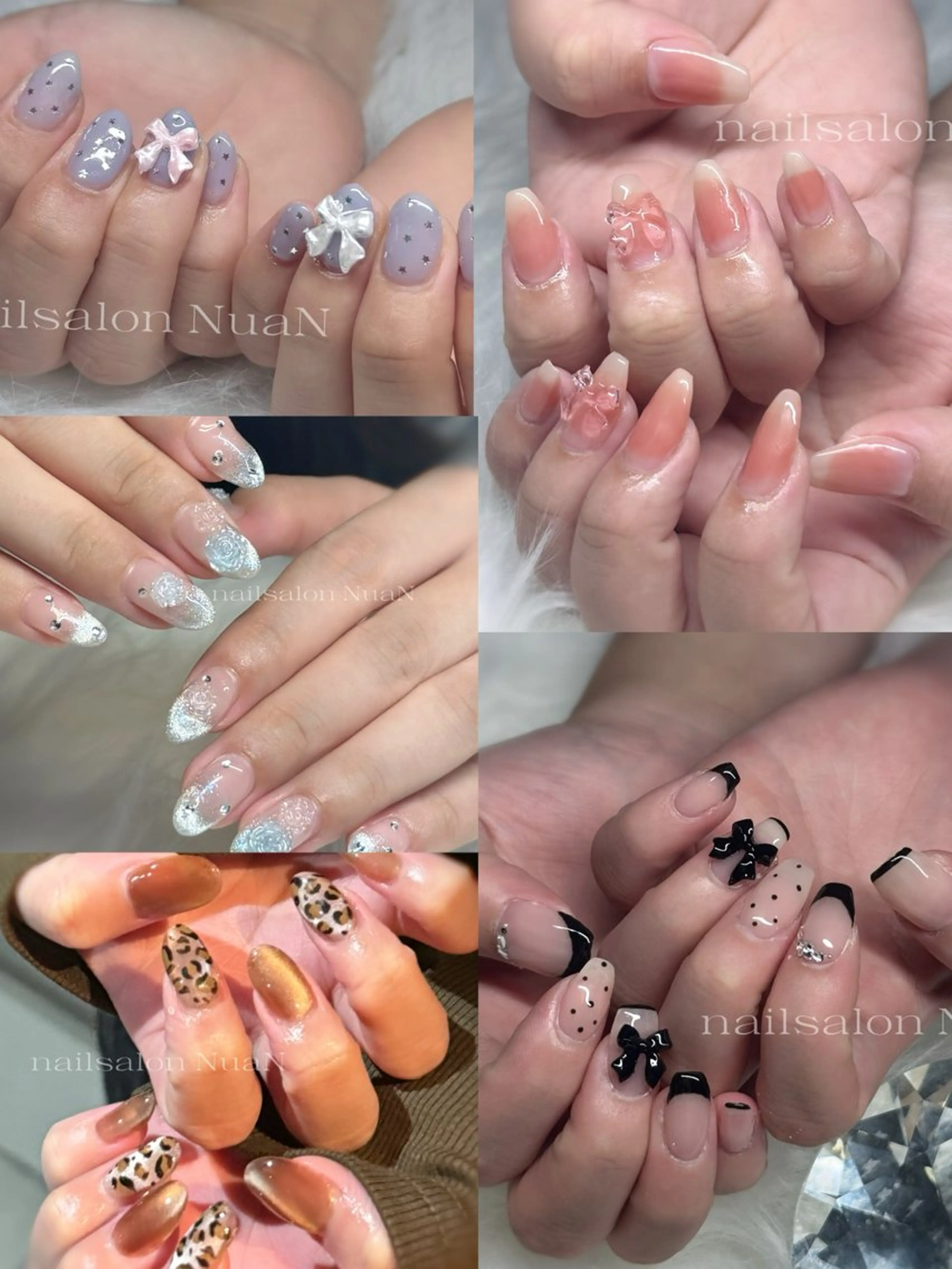 ネイル NuaN ミニモ停止中のネイルデザイン