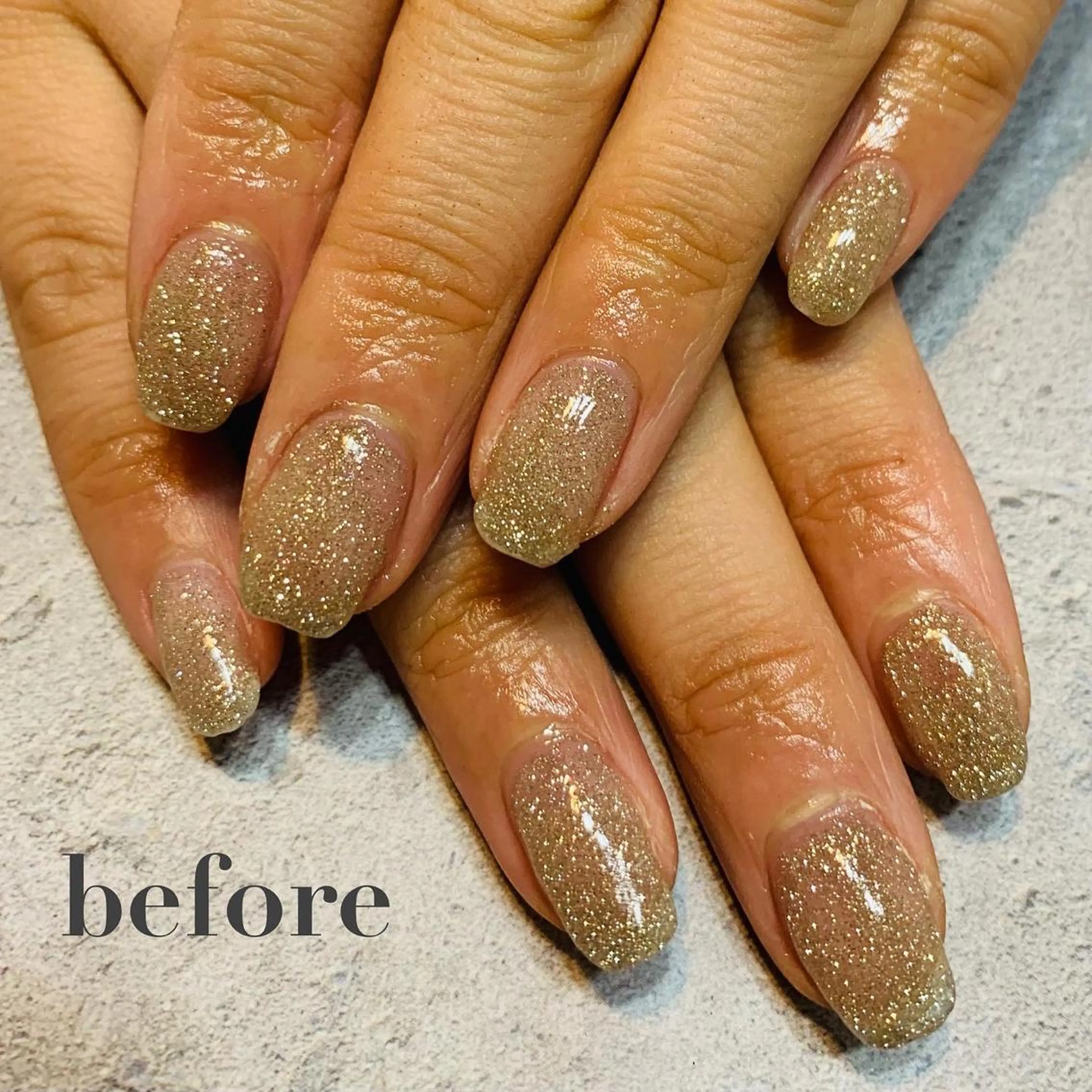 ネイル フラッシュネイル ラメ(グリッター) ❃YUMEMI ❃のネイルデザイン