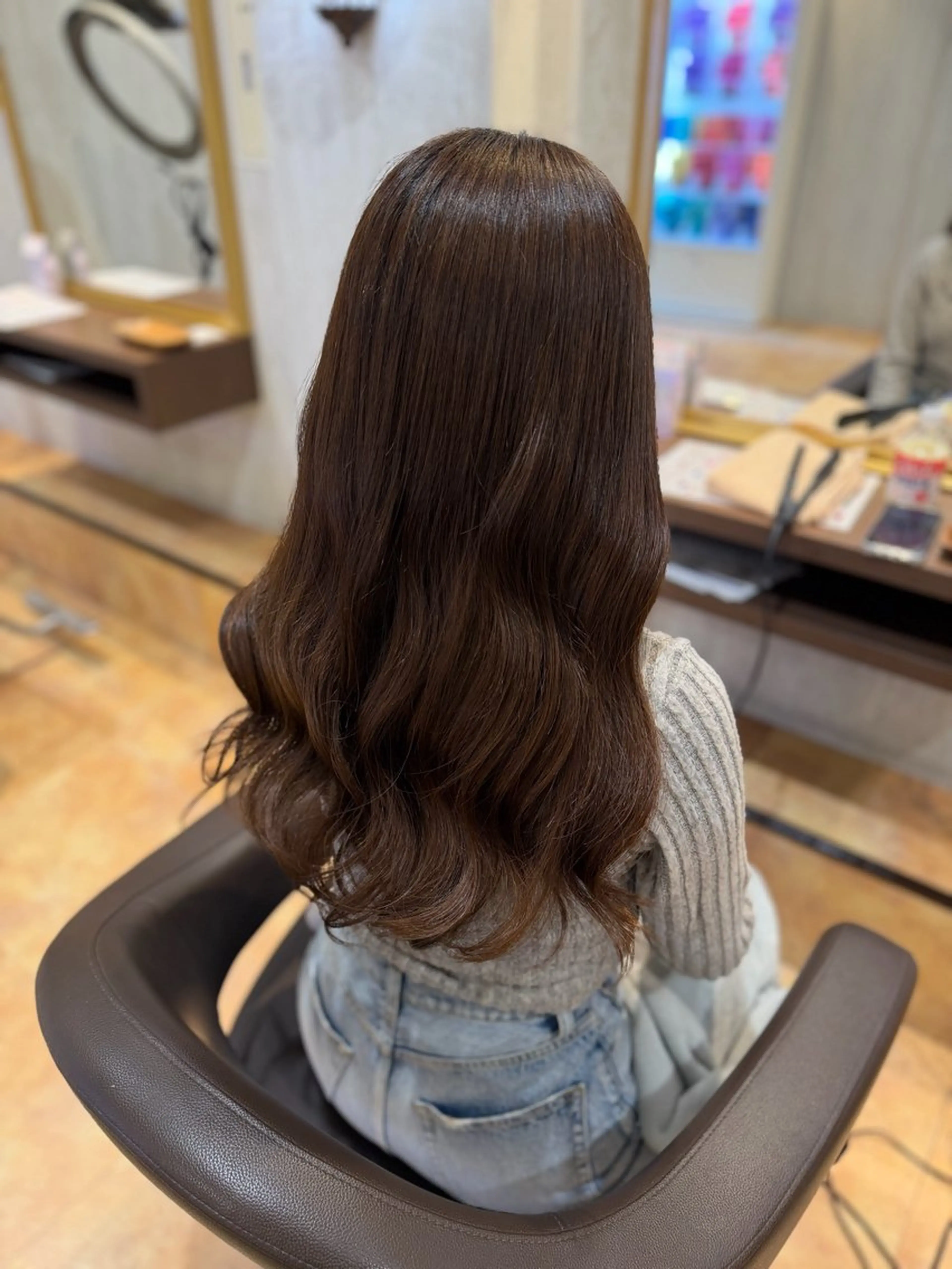 ロング ヘアセット 美優🐩/透明感/ ブリーチ/栄のヘアスタイル
