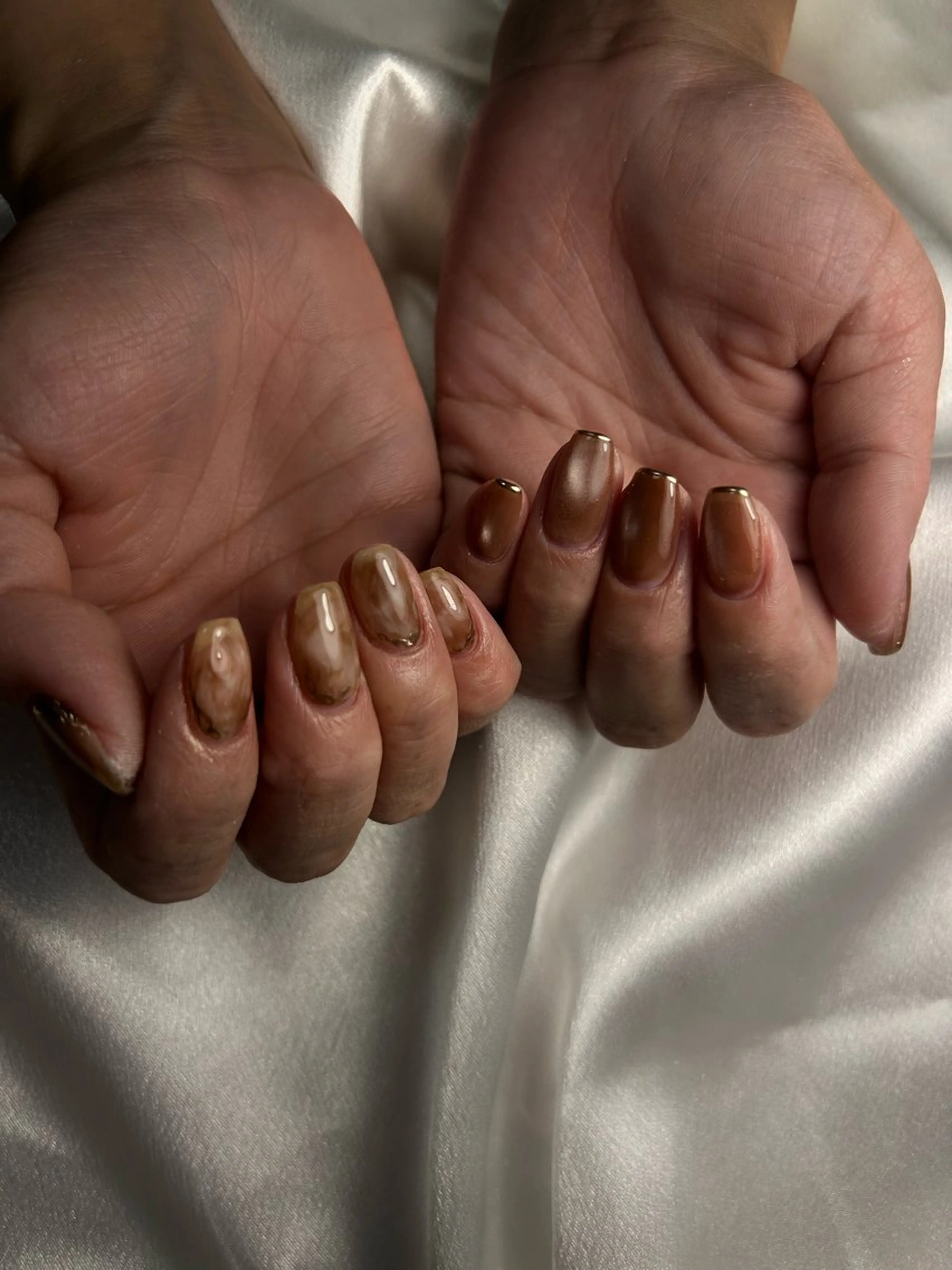 ネイル ニュアンスネイル mignon RAN 高畠町のネイルデザイン