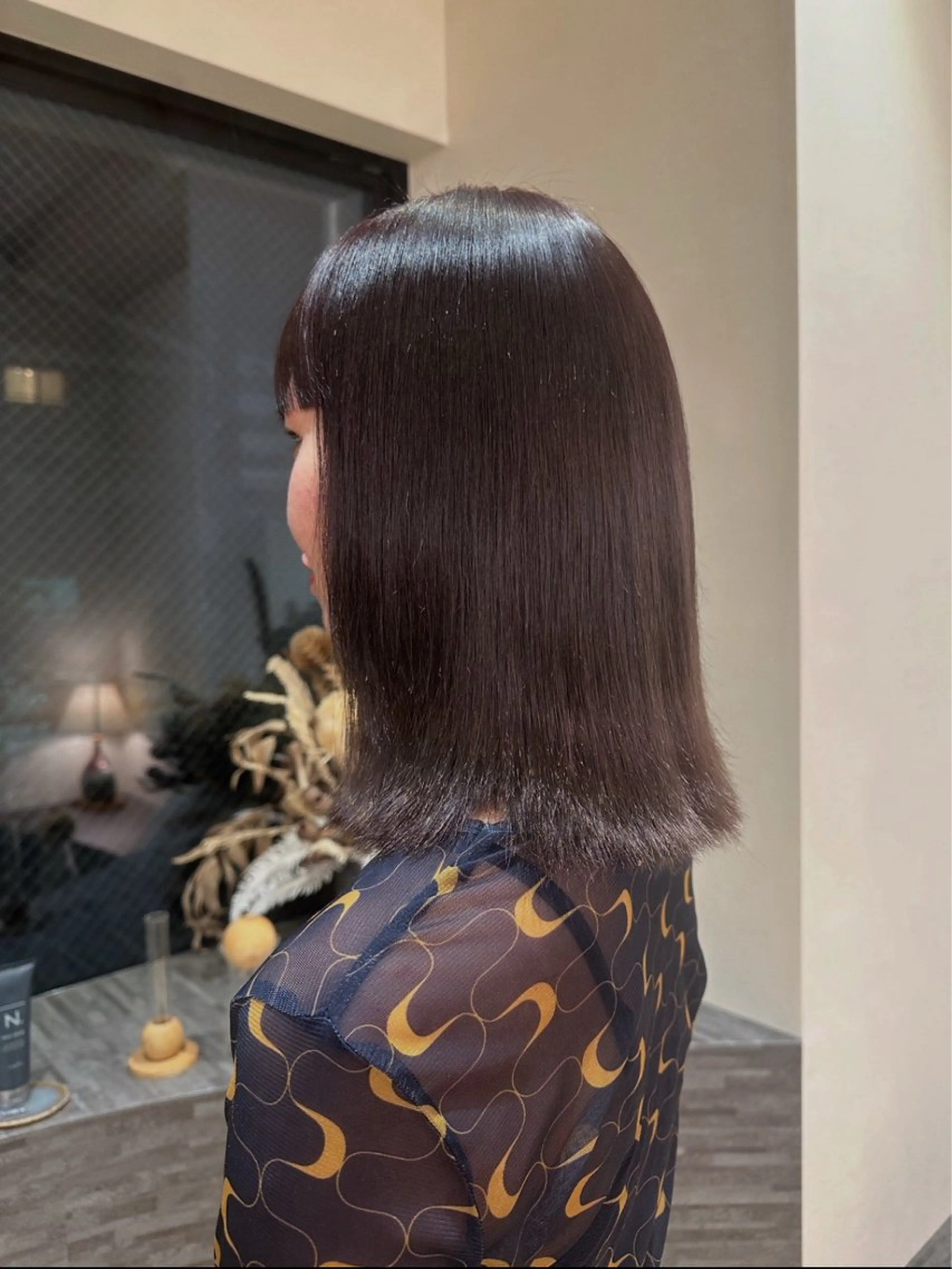 ミディアム カラー カットカラー ¥ 3000★YAEKAのヘアスタイル