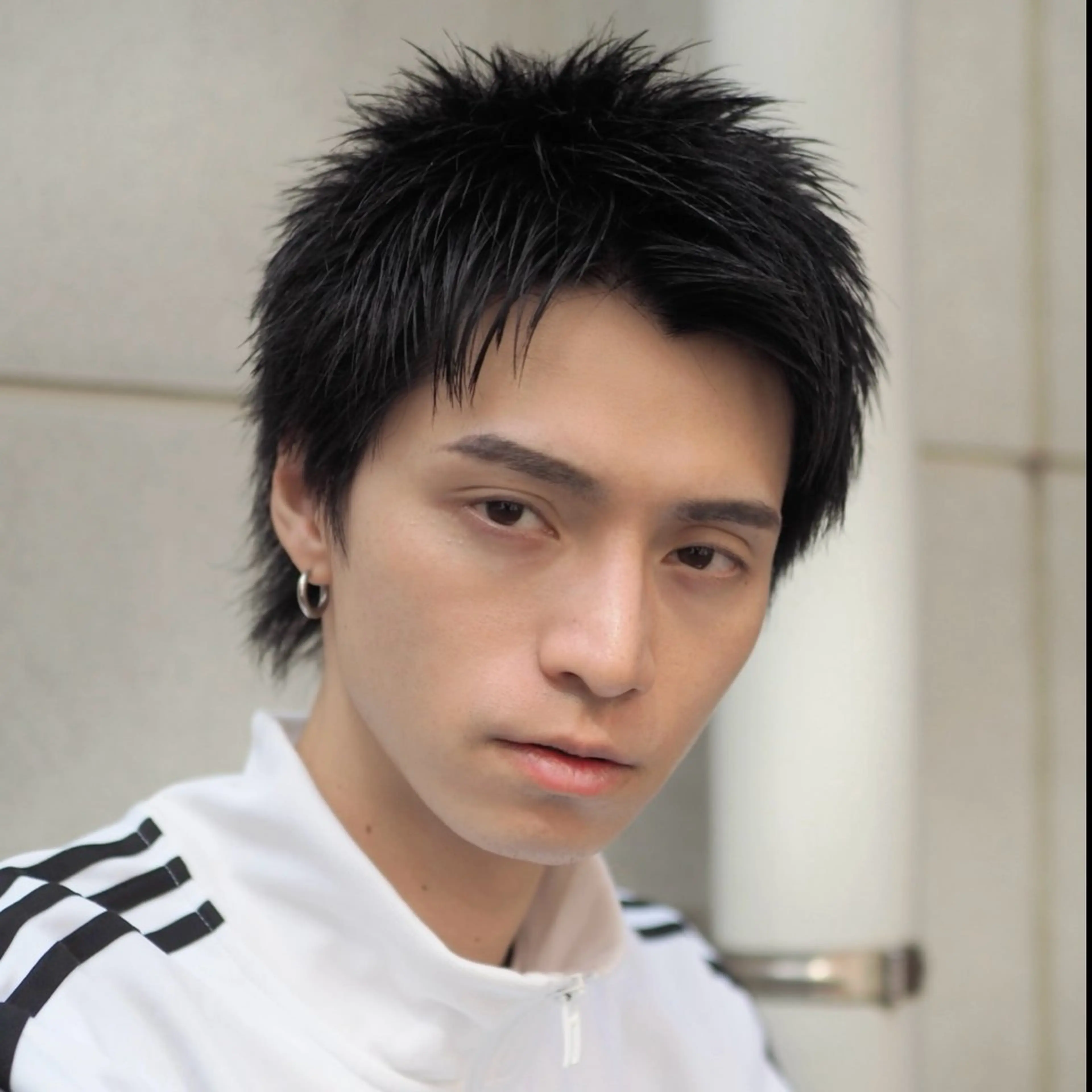ショート メンズ アップバング ビジネス メンズ就活ヘア メンズショート スパイキーショート カット トリートメント 【メンズヘア】 原宿/Kasumiのヘアスタイル