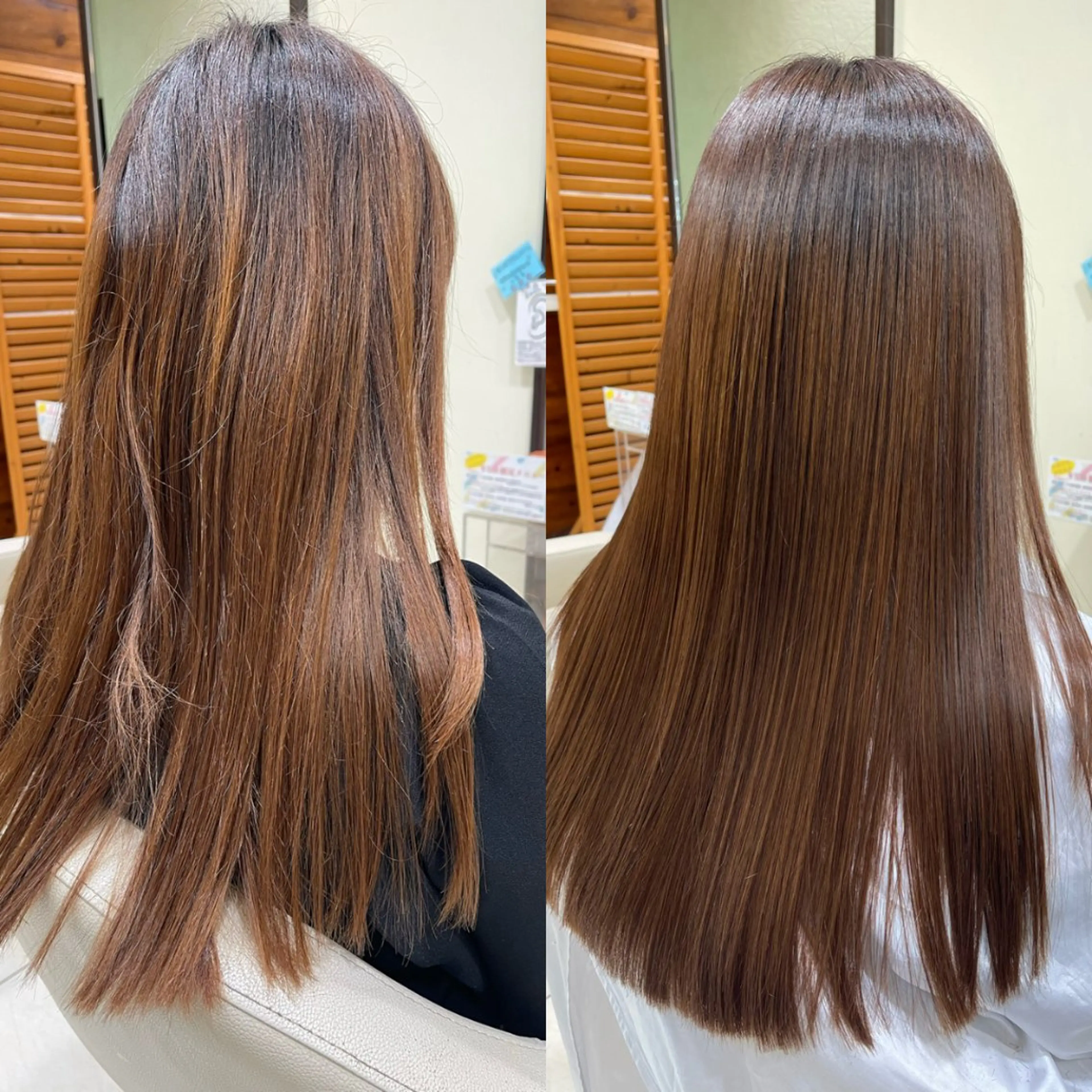 ロング カット 縮毛矯正 トリートメント カネヒラ リョウスケのヘアスタイル