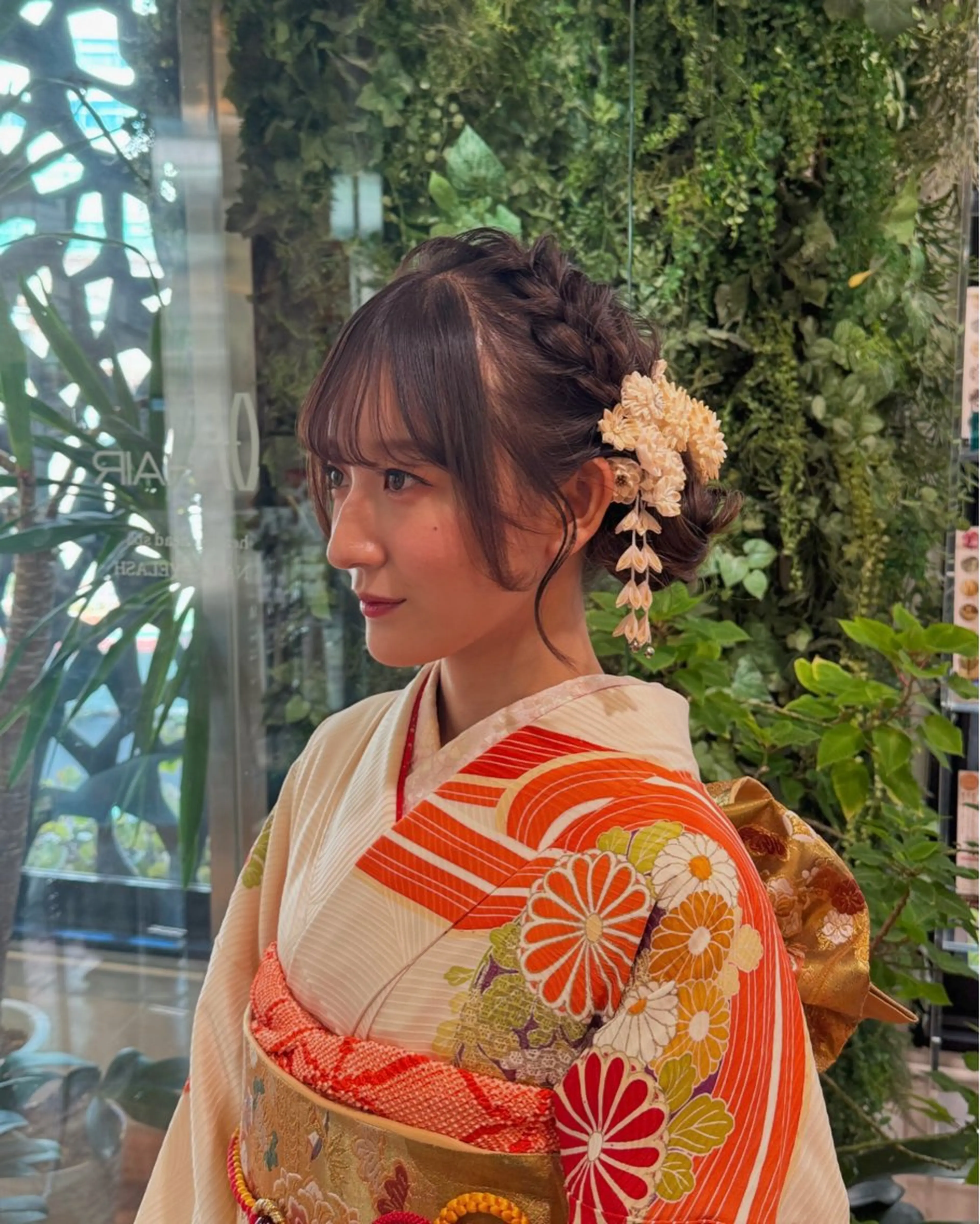 ミディアム ヘアアレンジ ヘアセット ヘアアレンジ 表参道 💠Ayano💠のヘアスタイル