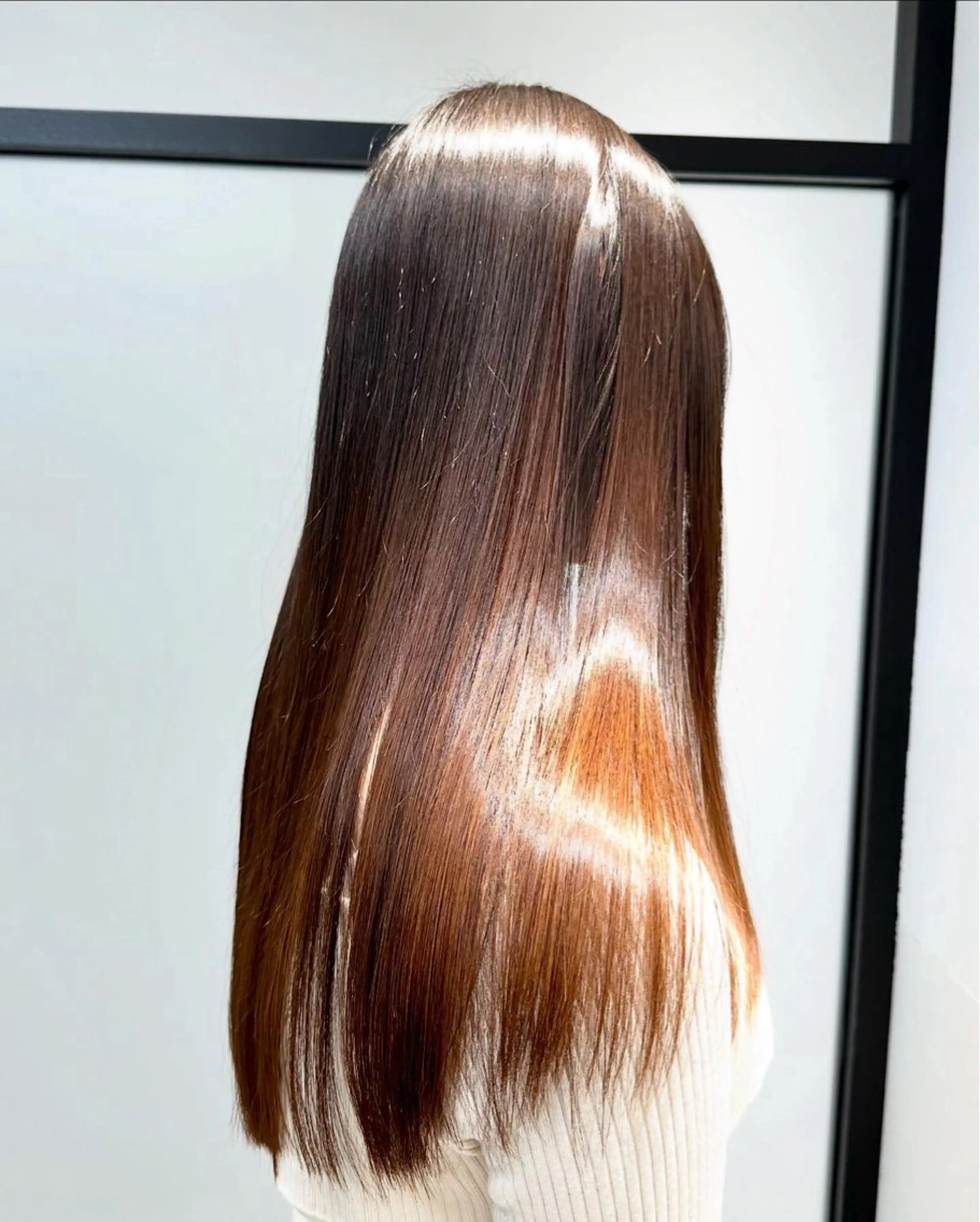 ロング パーマ ヘアアレンジ 髪質改善 縮毛矯正 トリートメント ストレートパーマ カット 縮毛矯正 トリートメント 縮毛矯正/髪質改善/ ブリーチ毛/木元渓太のヘアスタイル