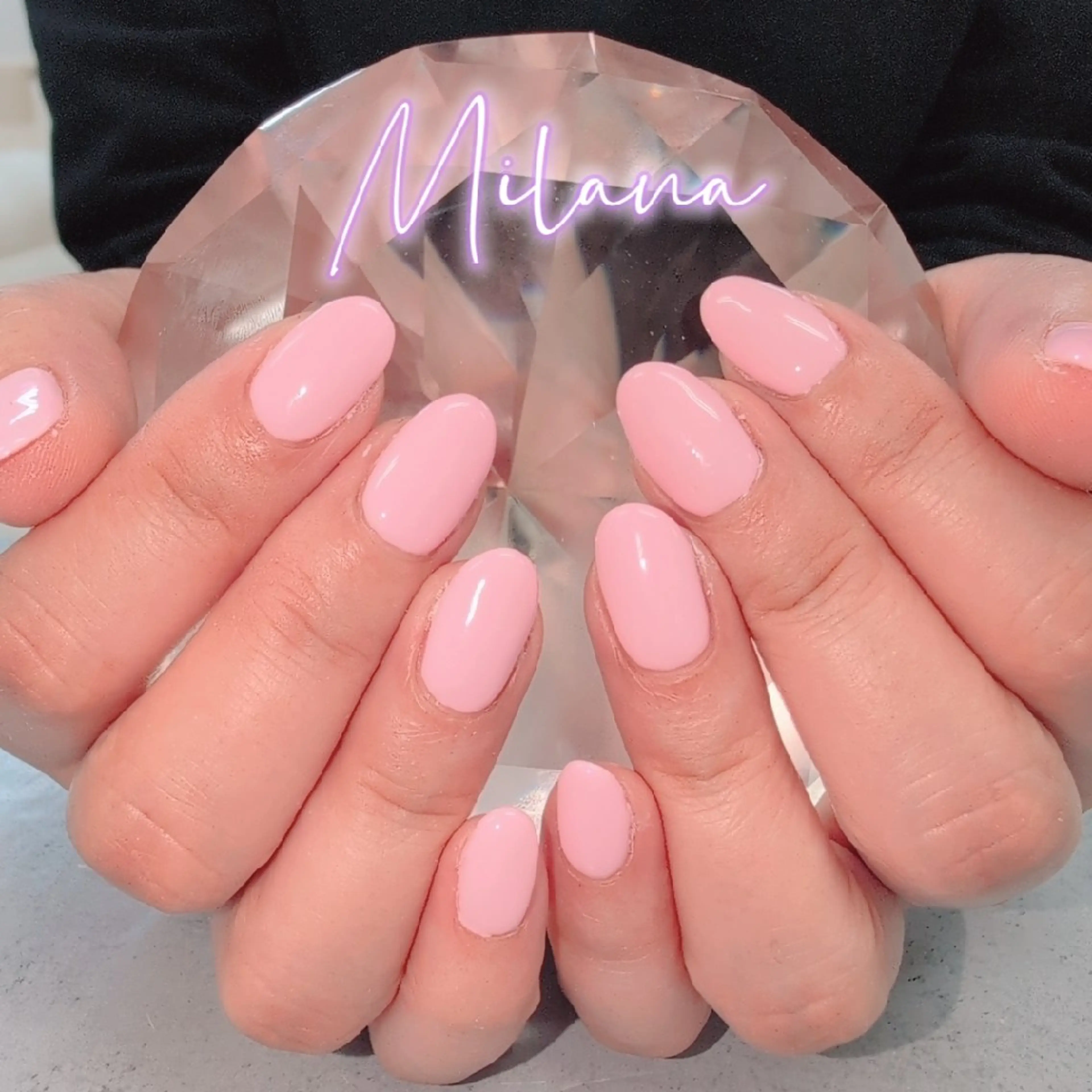 ネイル ワンカラーネイル ハンドネイル Milana 川瀬のネイルデザイン