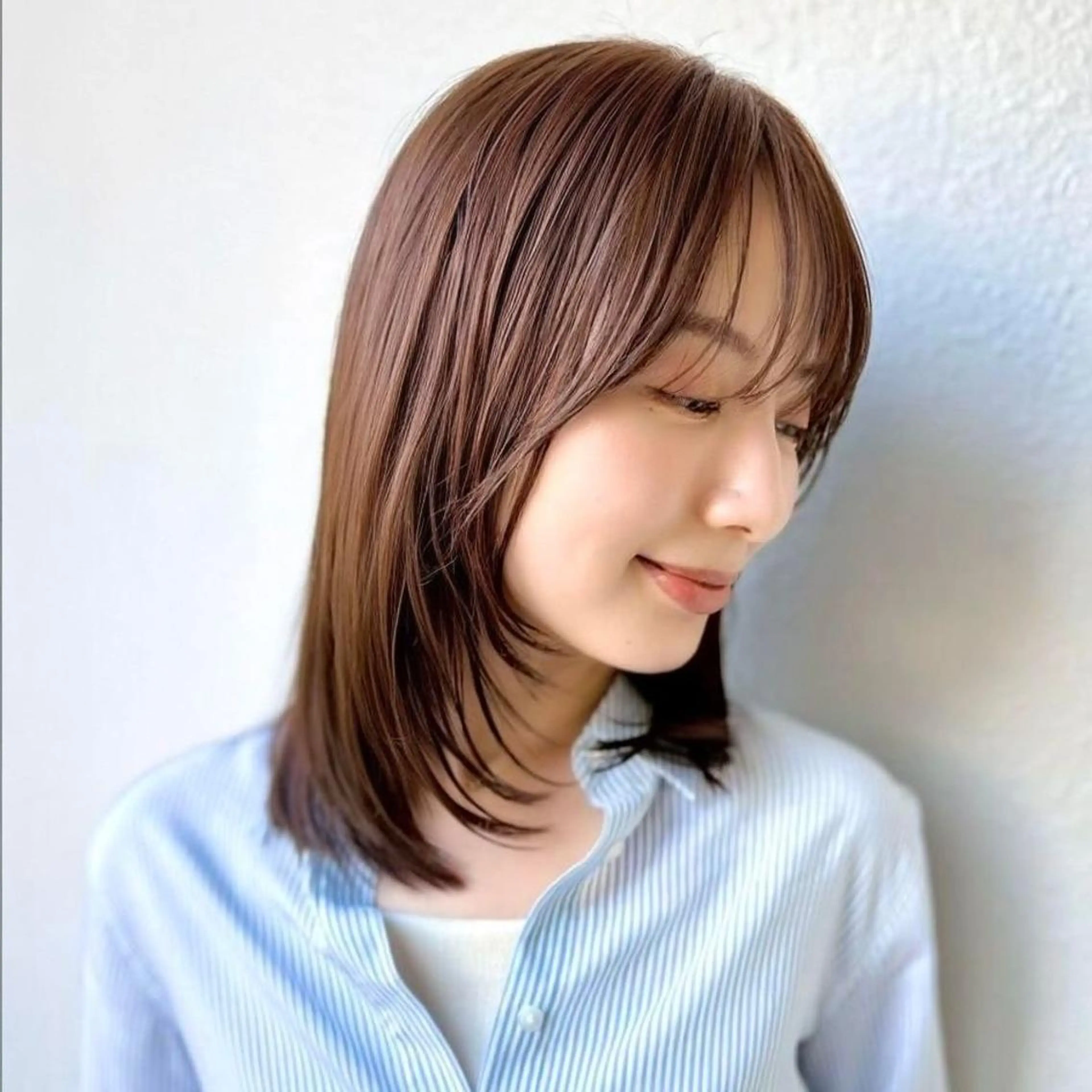 セミロング クセ毛解決💠艶髪 縮毛矯正💠棚村竜太のヘアスタイル