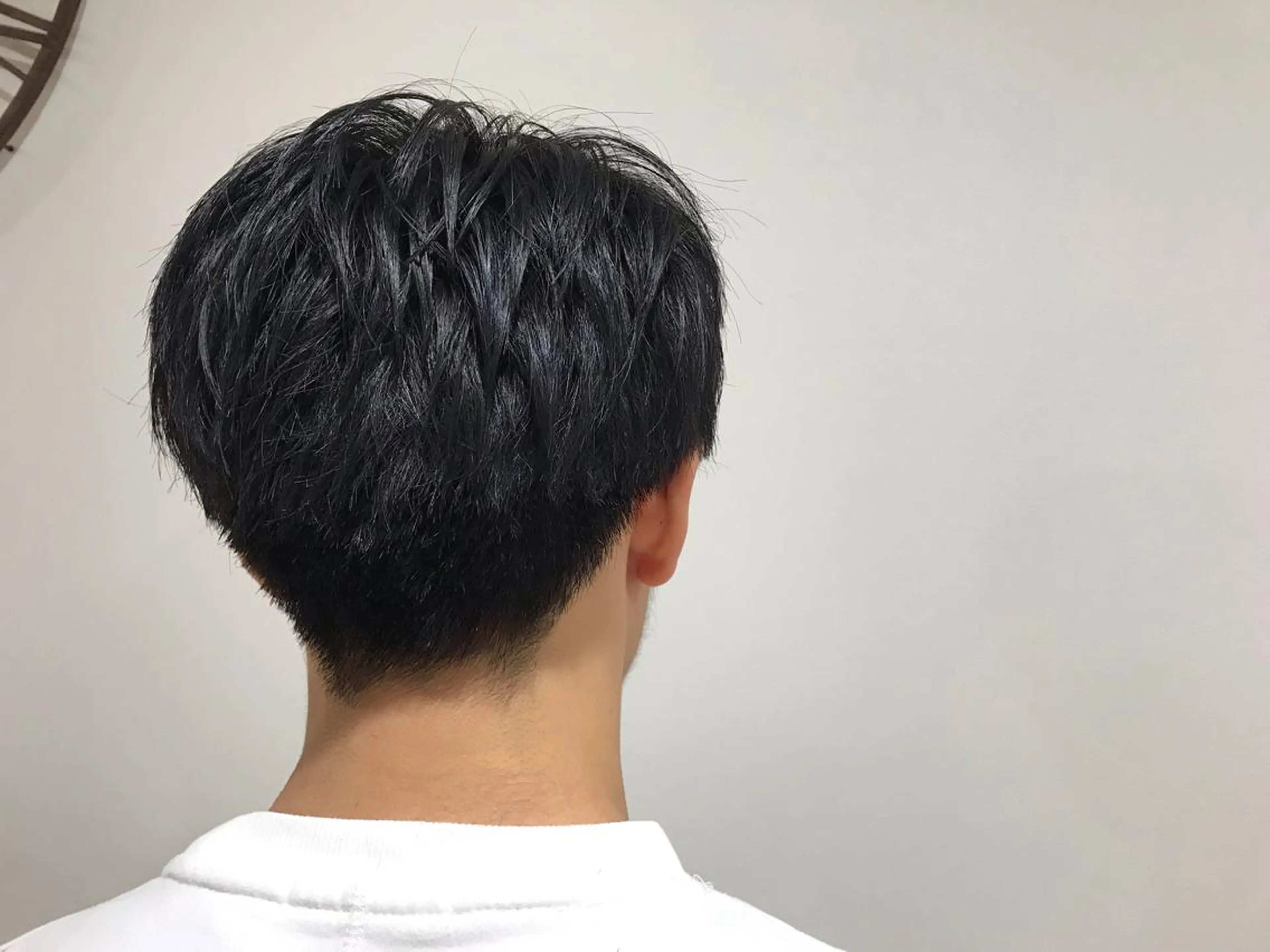 メンズ 暖色カラー🍊 ボブ🌿顔周りcutのヘアスタイル