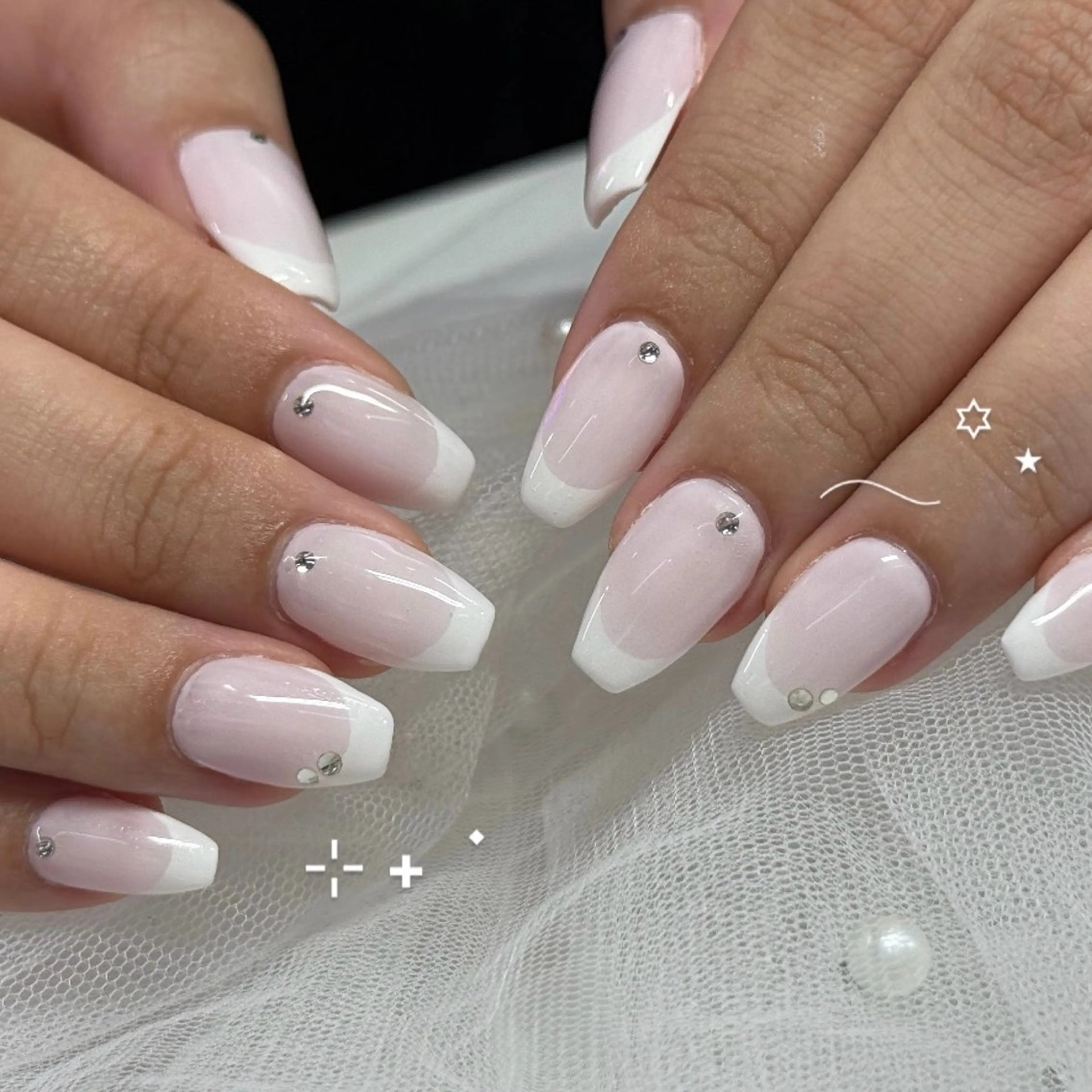 ネイル フレンチネイル シンプルネイル ハンドネイル WOLTOKYO渋谷 yunaのネイルデザイン