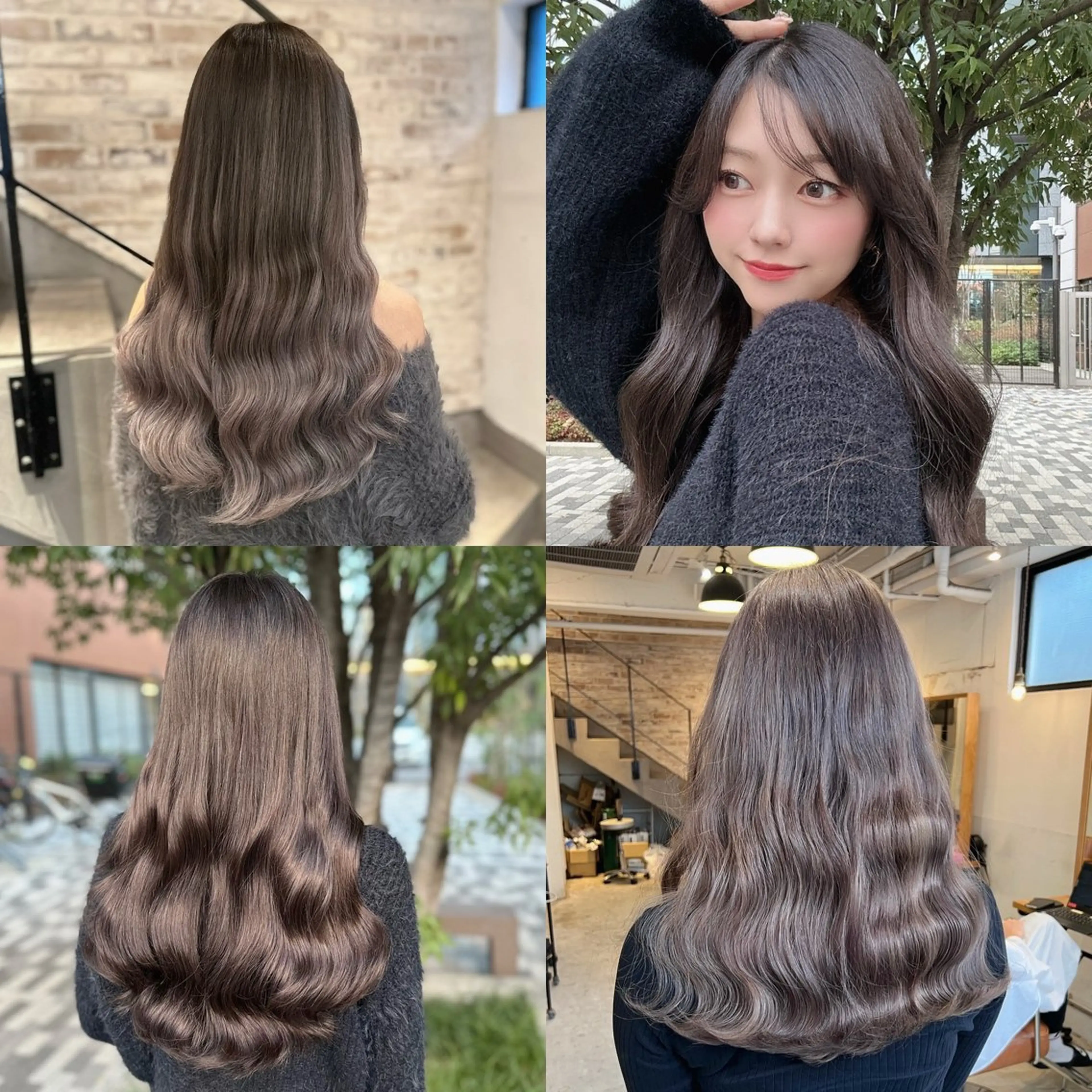 セミロング ヘアカラー 秋葉原　柏木絢汰 ✨当日予約okのヘアスタイル