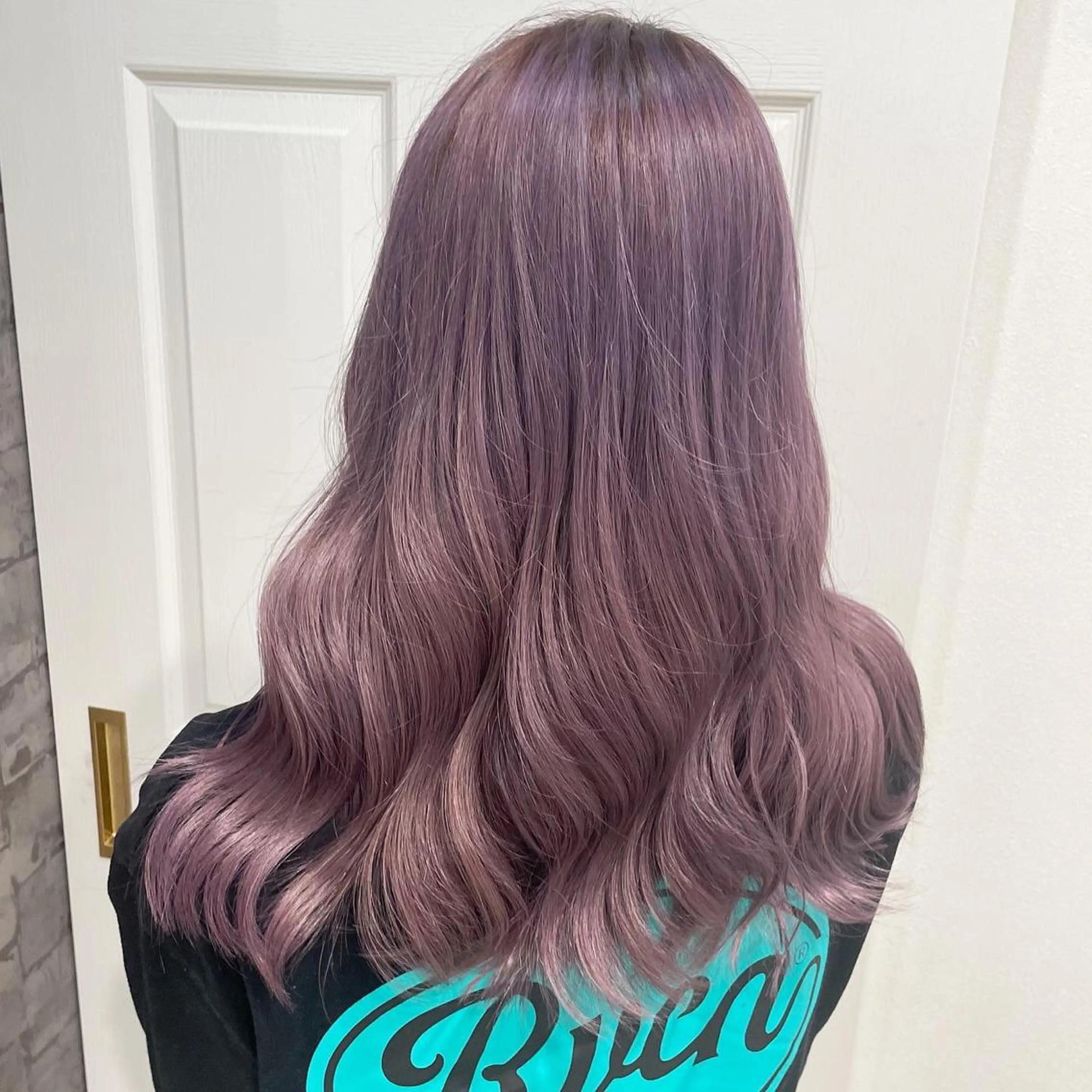 セミロング rina／ベージュ ワンホン/韓国ヘアのヘアスタイル