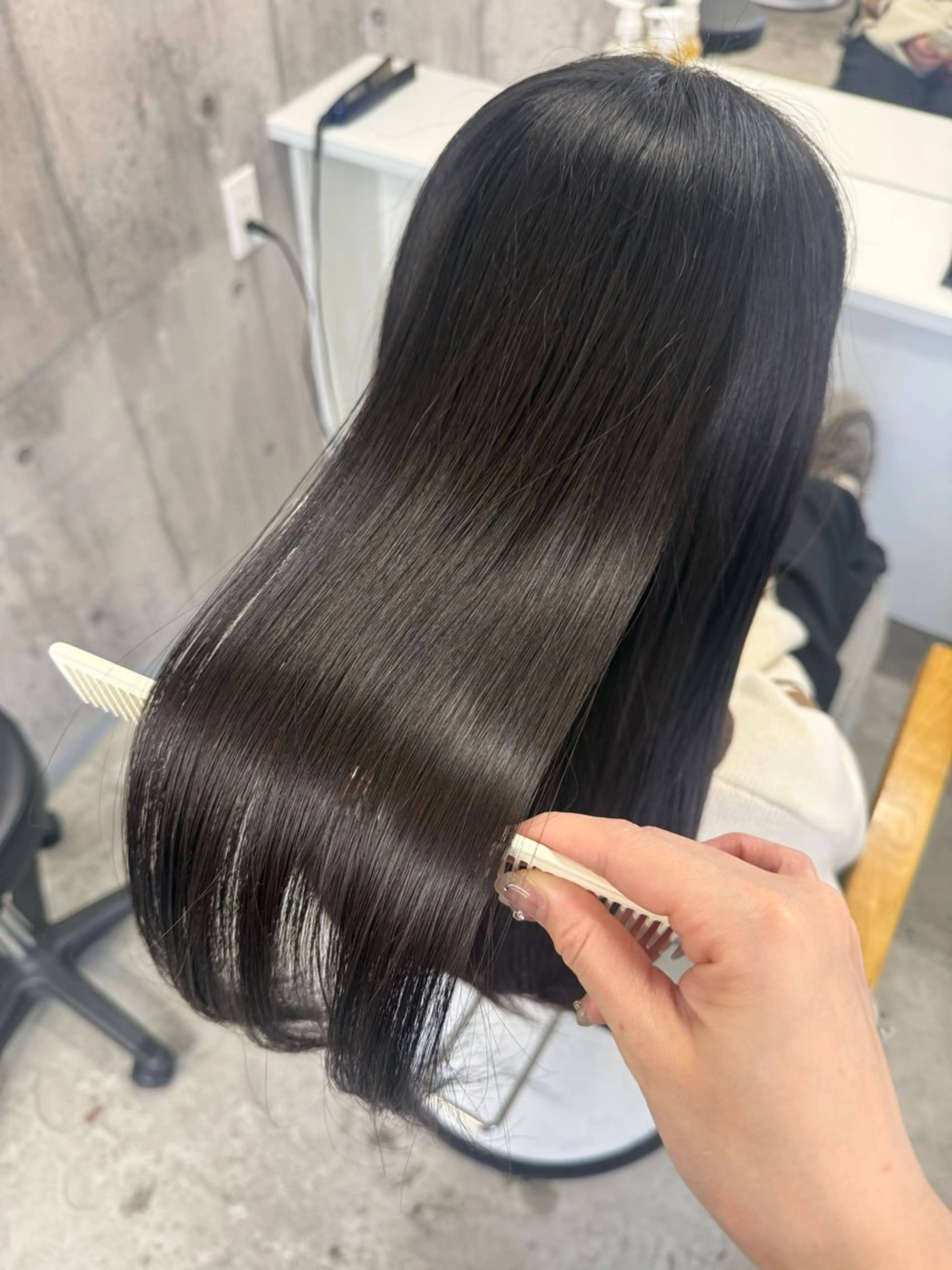 ロング カット トリートメント ageless/ 髪質改善marinaのヘアスタイル