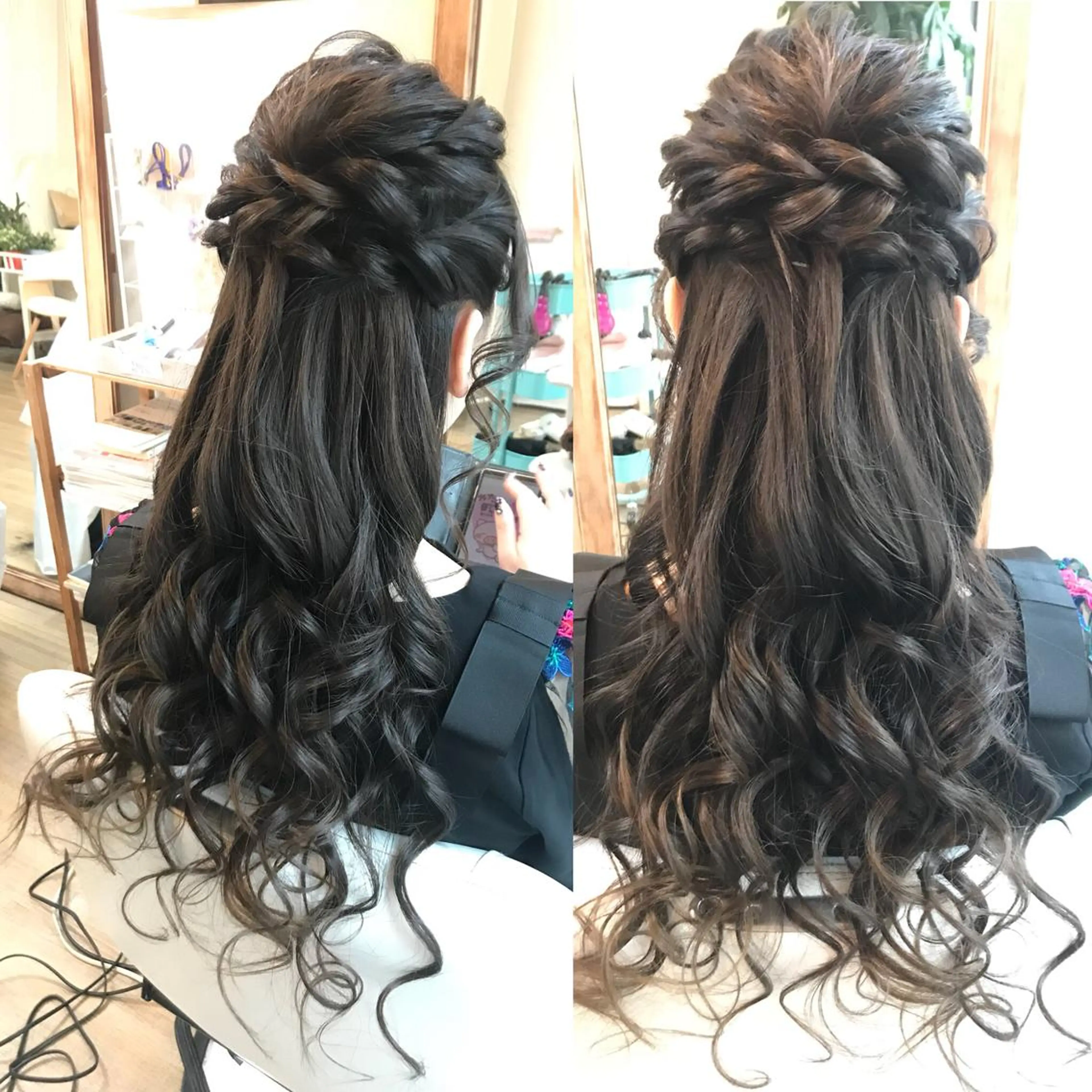 ロング ヘアアレンジ 早朝✨ヘアセット 着付け/清水玲歌のヘアスタイル