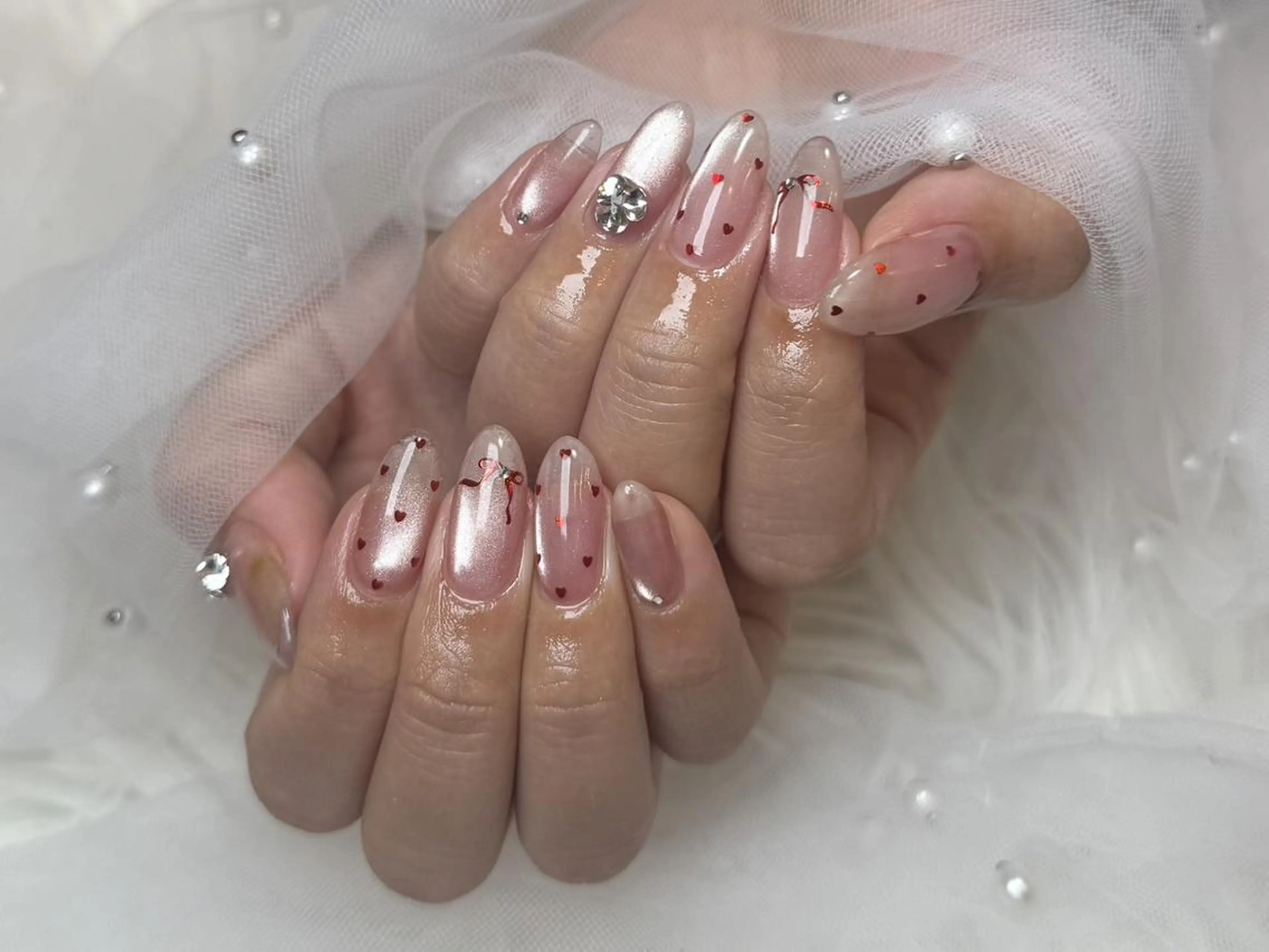 ネイル 持ち込み ハンドネイル ハンドケア 本町/北浜peTiT saori🌼のネイルデザイン