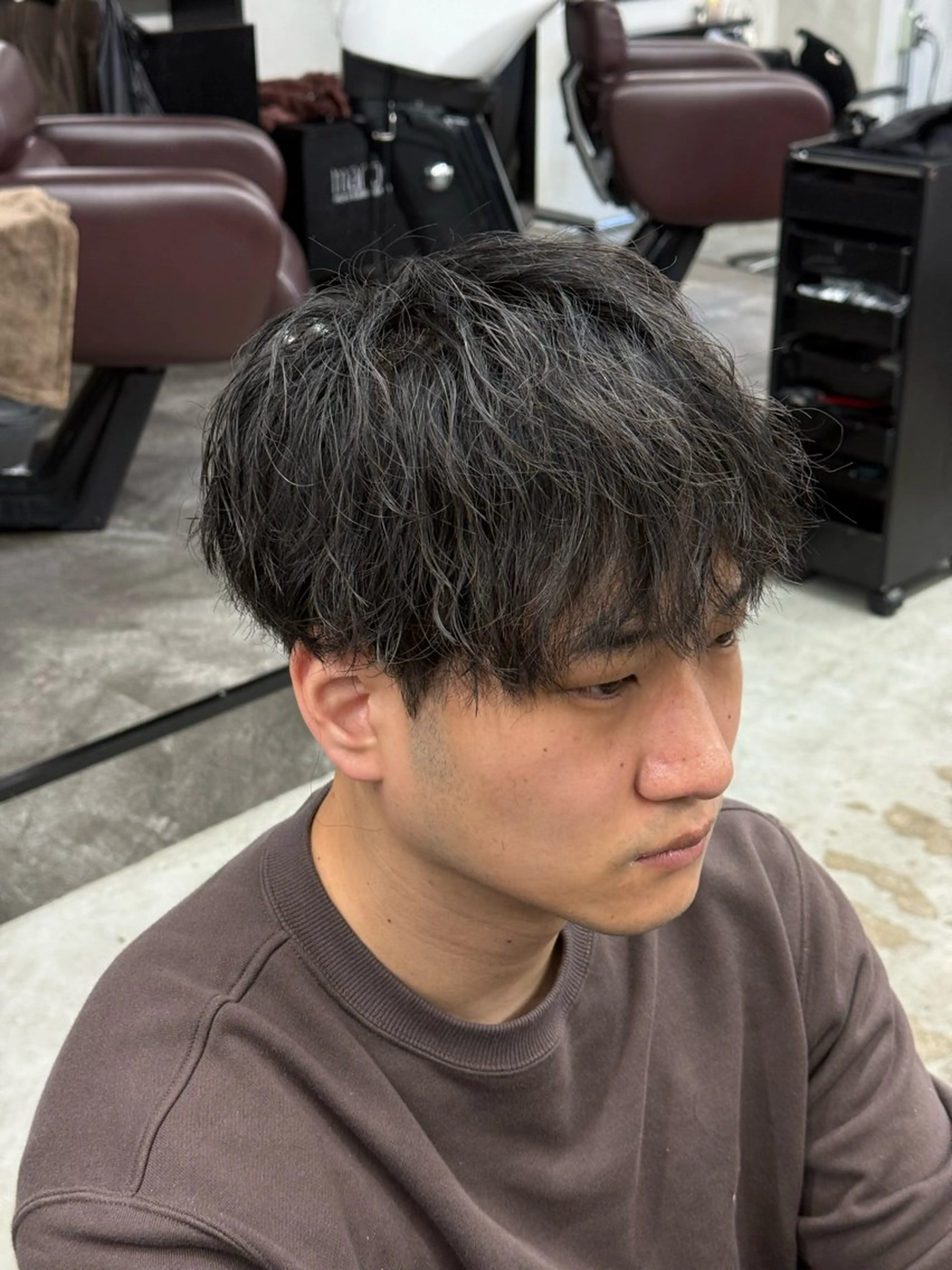 【デザイン性抜群✨️】カット+ツイストスパイラルパーマの写真