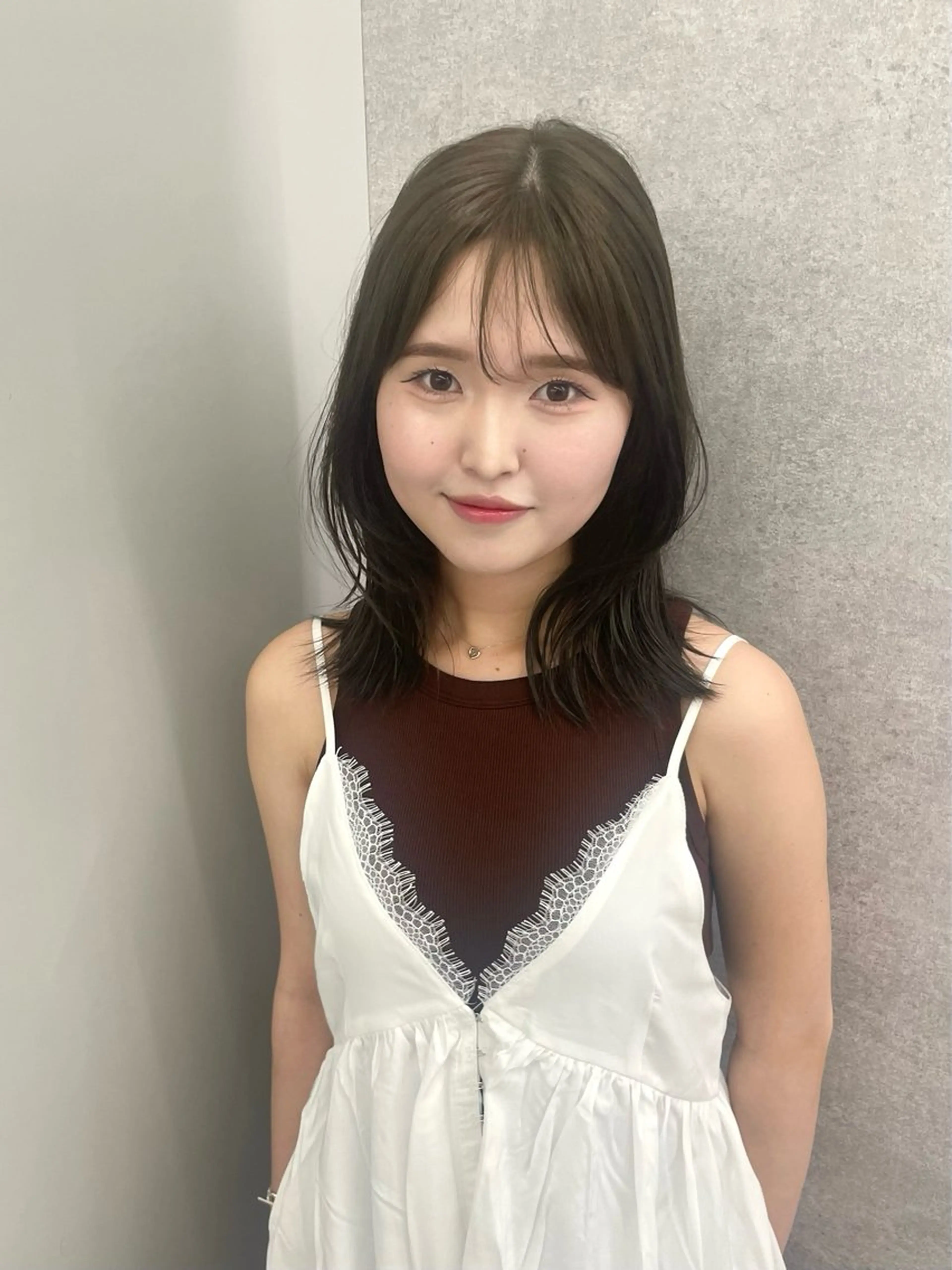 ミディアム カラー カット ヘアカラー 愛華 【geep】のヘアスタイル