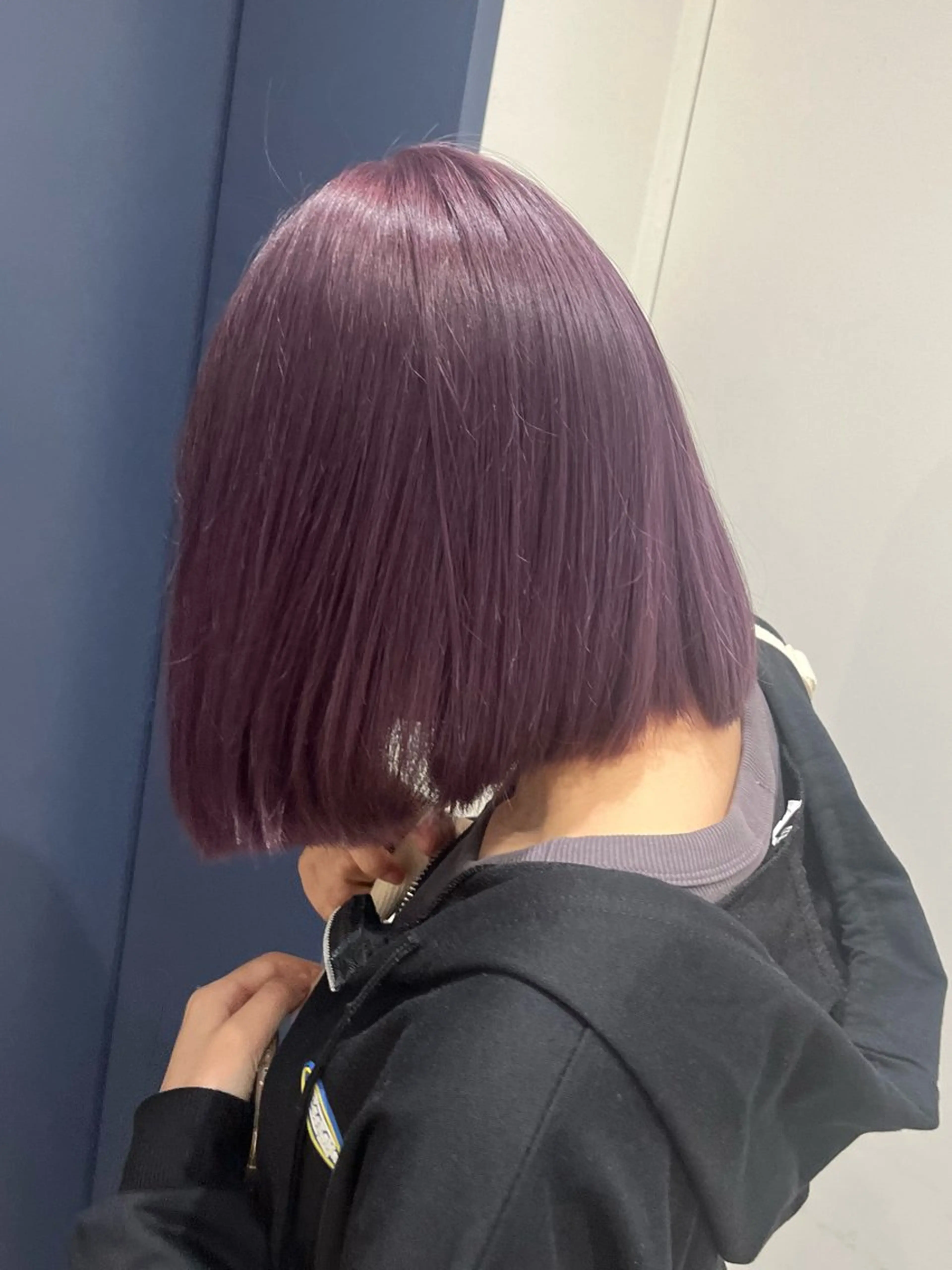 セミロング カラー 🤎HAZUKI🤎 ハイトーン✨のヘアスタイル