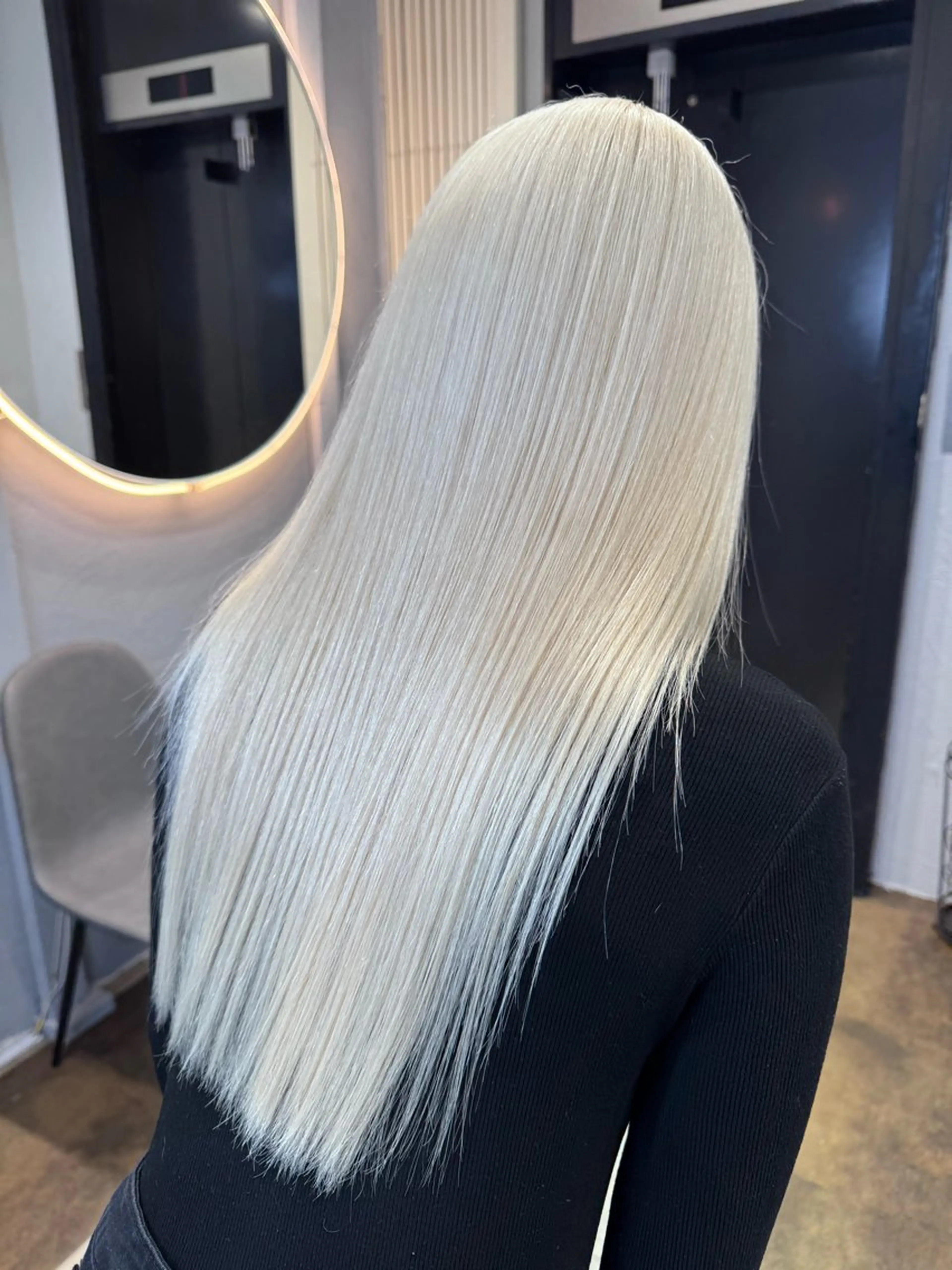 セミロング カラー dao/ミルクティー /ブラウン/ブロンドのヘアスタイル